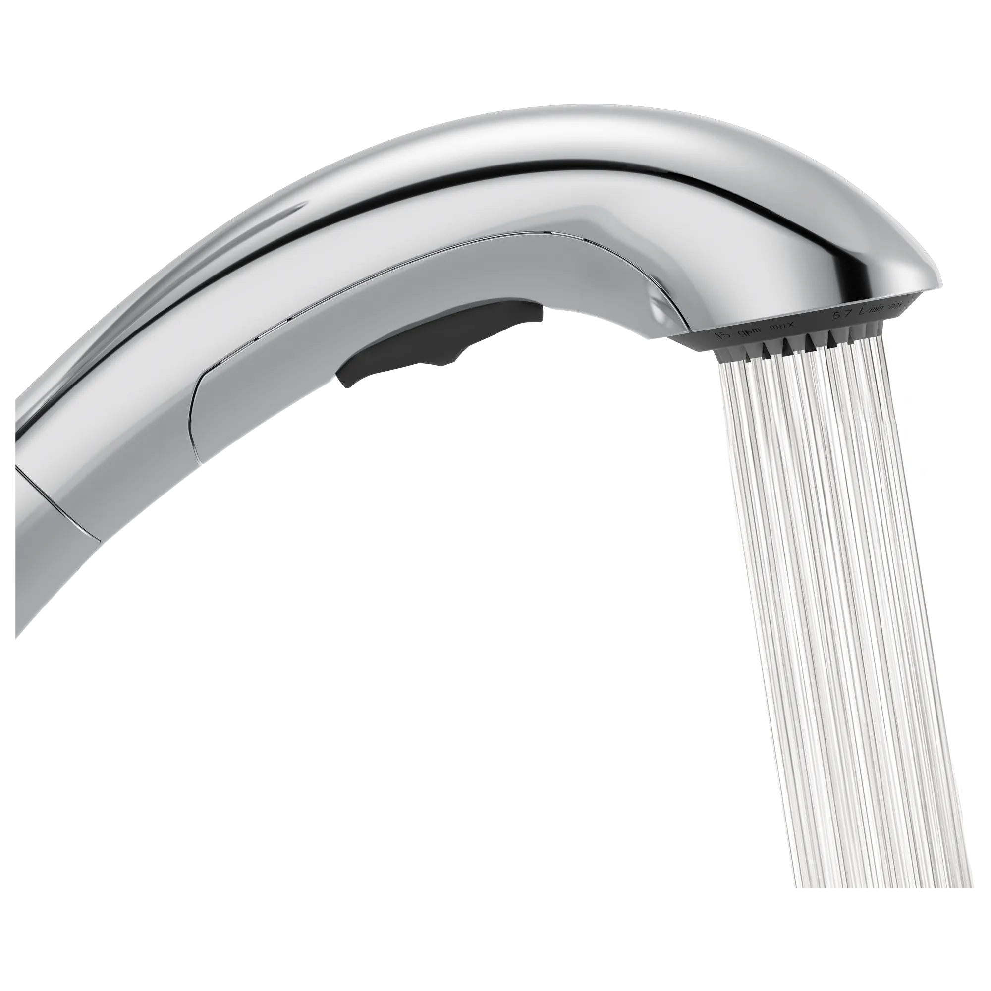 Bokeh Chrome one-handle pullout kitchen faucet - Image 7