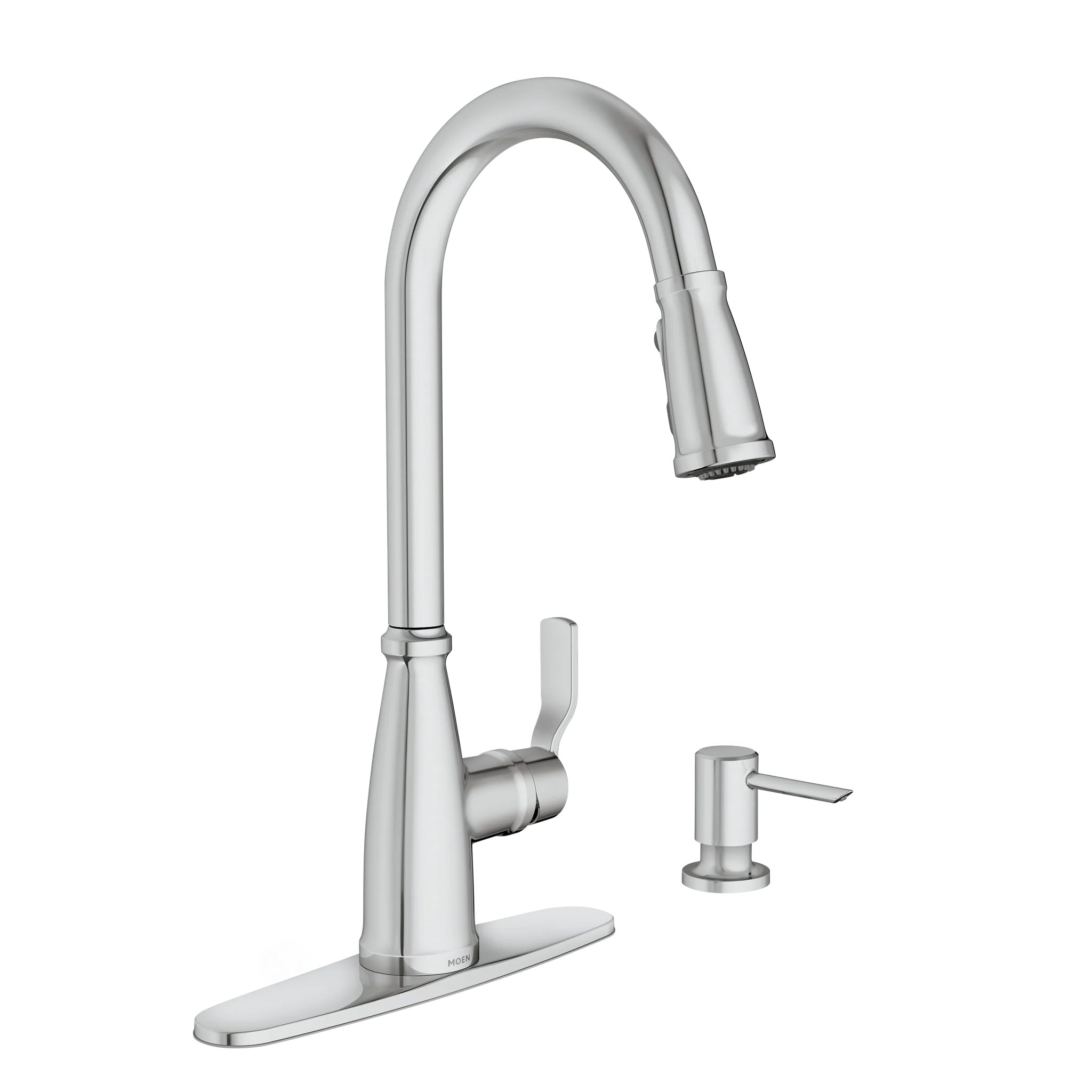 Nolia One-Handle High Arc Pulldown Kitchen Faucet
