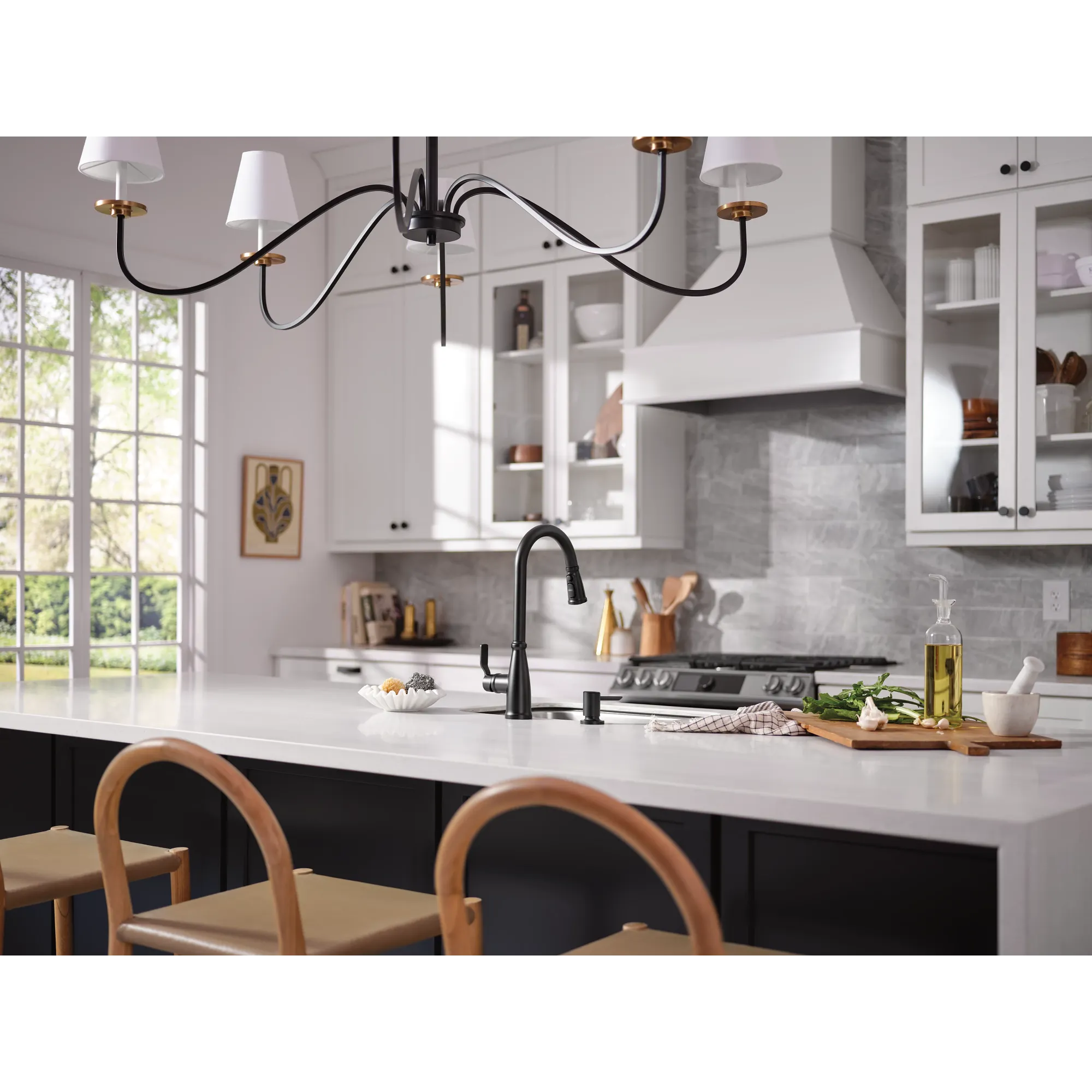 Nolia One-Handle High Arc Pulldown Kitchen Faucet - Image 11