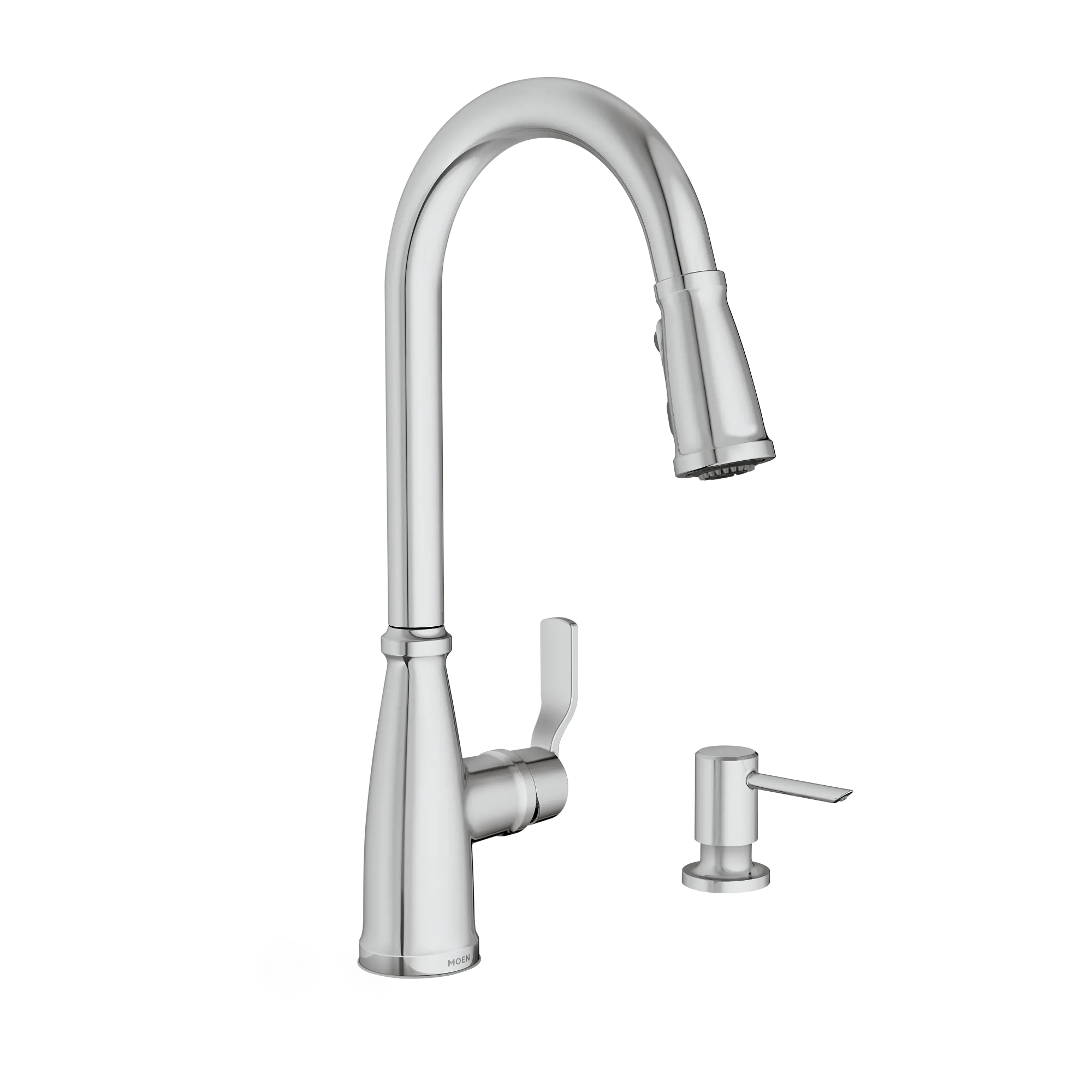 Nolia One-Handle High Arc Pulldown Kitchen Faucet - Image 7