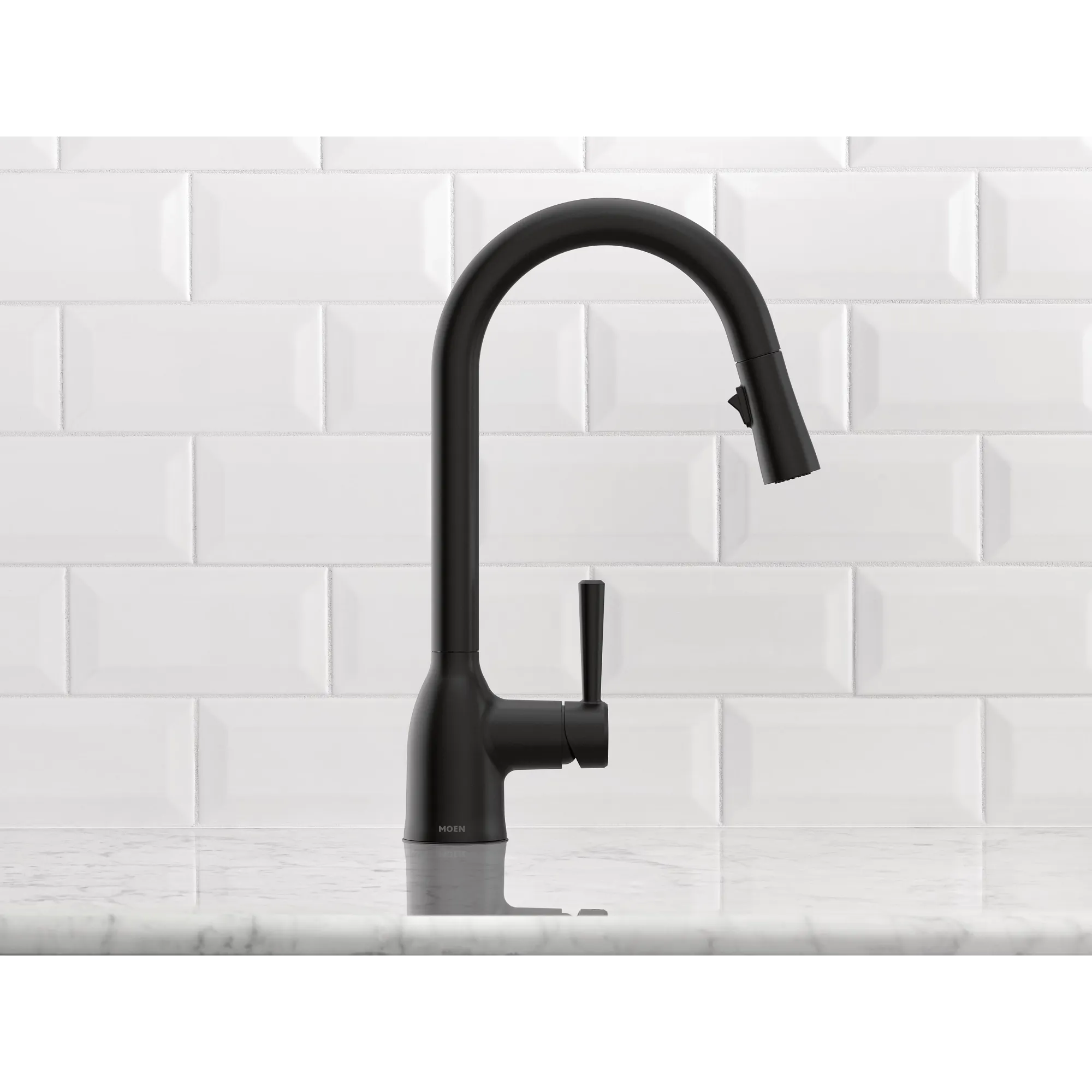 Adler One-Handle High Arc Pulldown Kitchen Faucet - Image 13