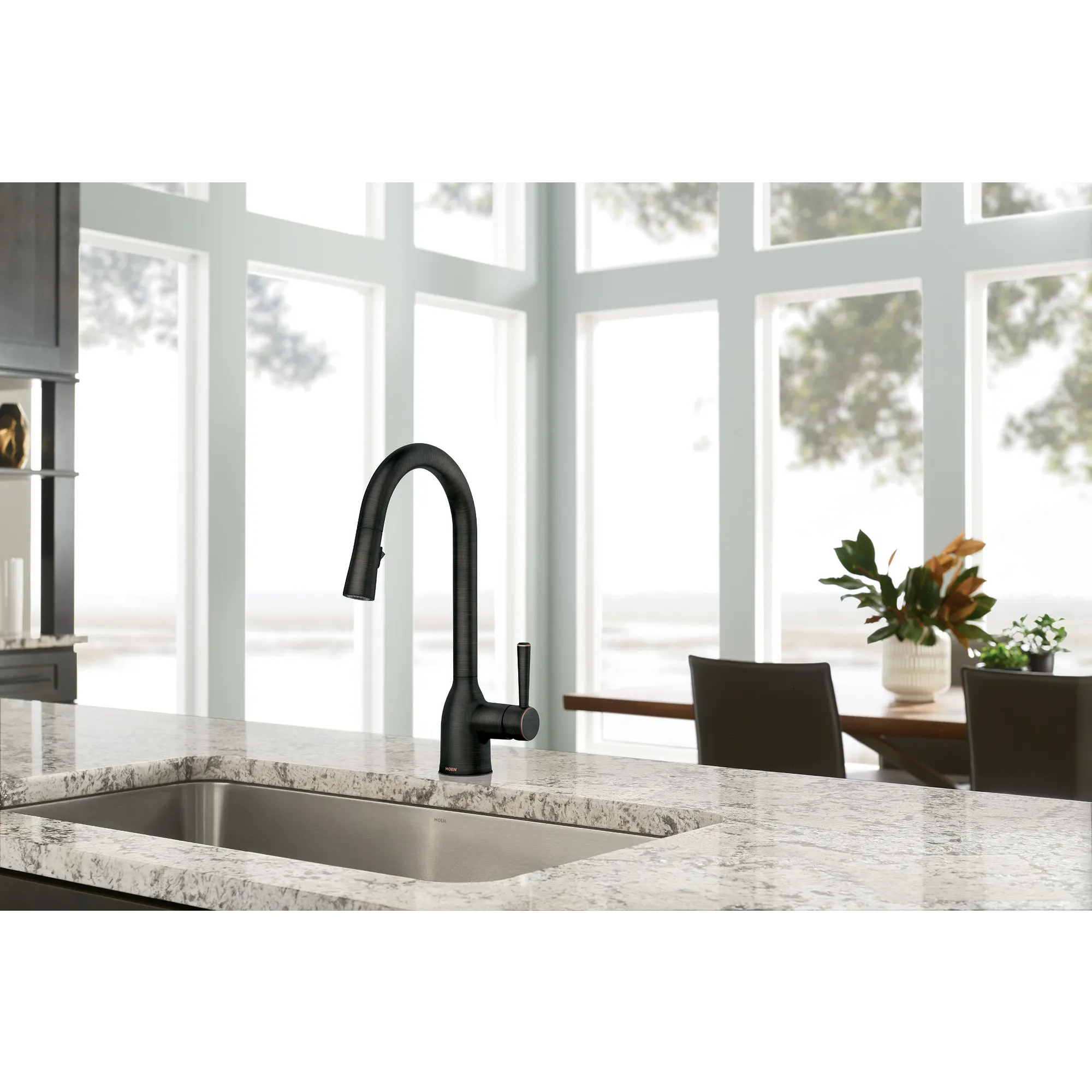 Adler One-Handle High Arc Pulldown Kitchen Faucet - Image 22
