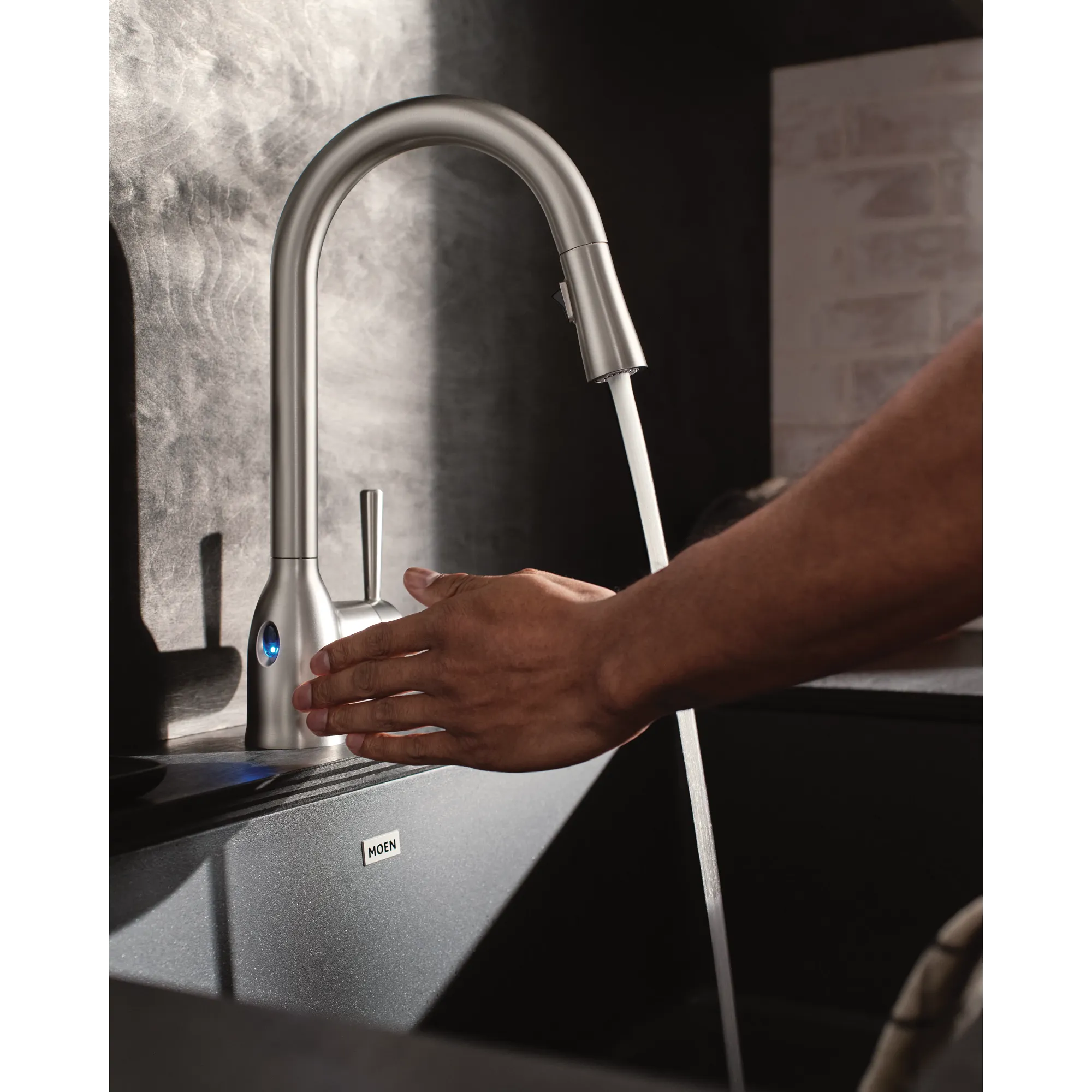 Adler MotionSense Wave One-Handle Pulldown Touchless Kitchen Faucet - Image 28