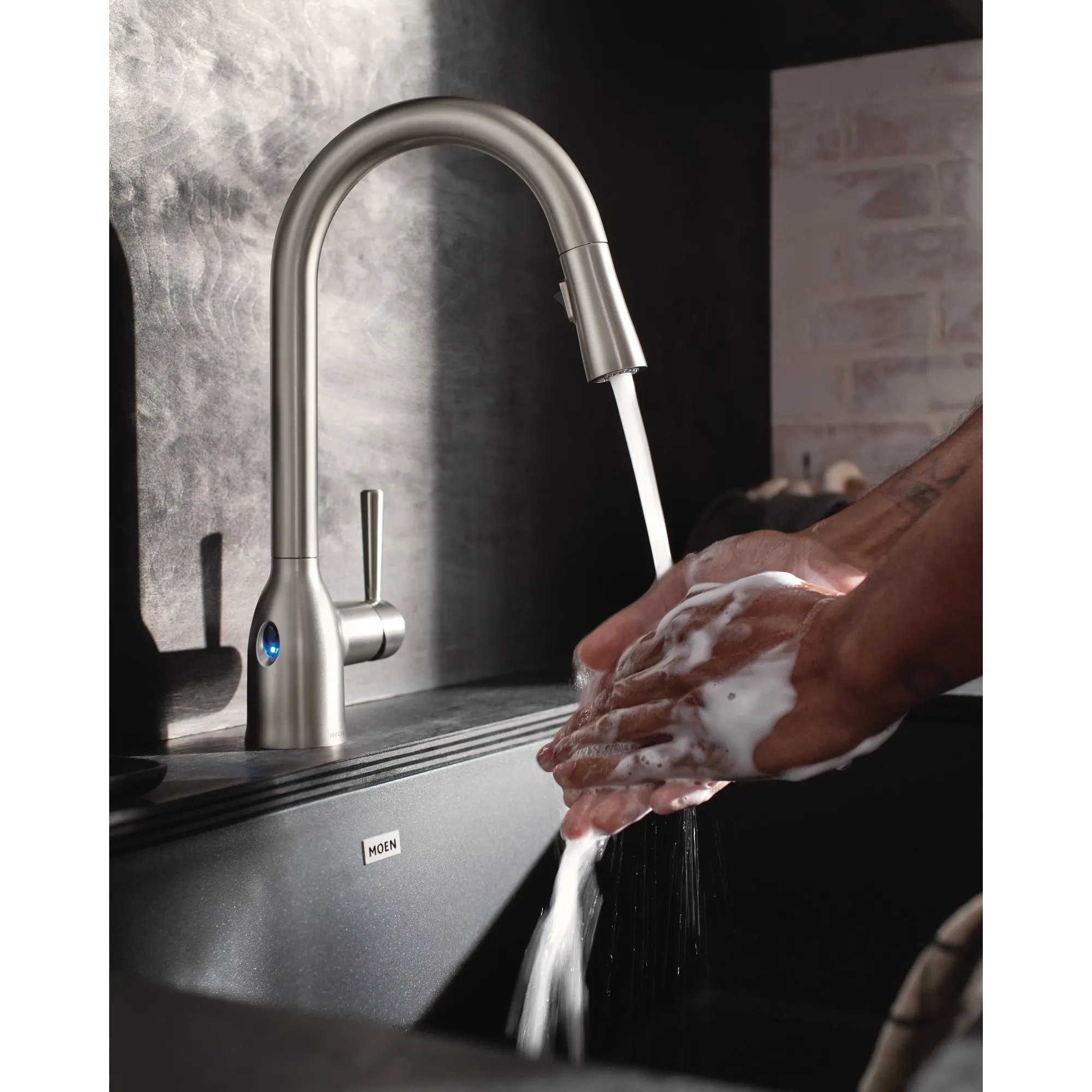 Adler MotionSense Wave One-Handle Pulldown Touchless Kitchen Faucet - Image 31