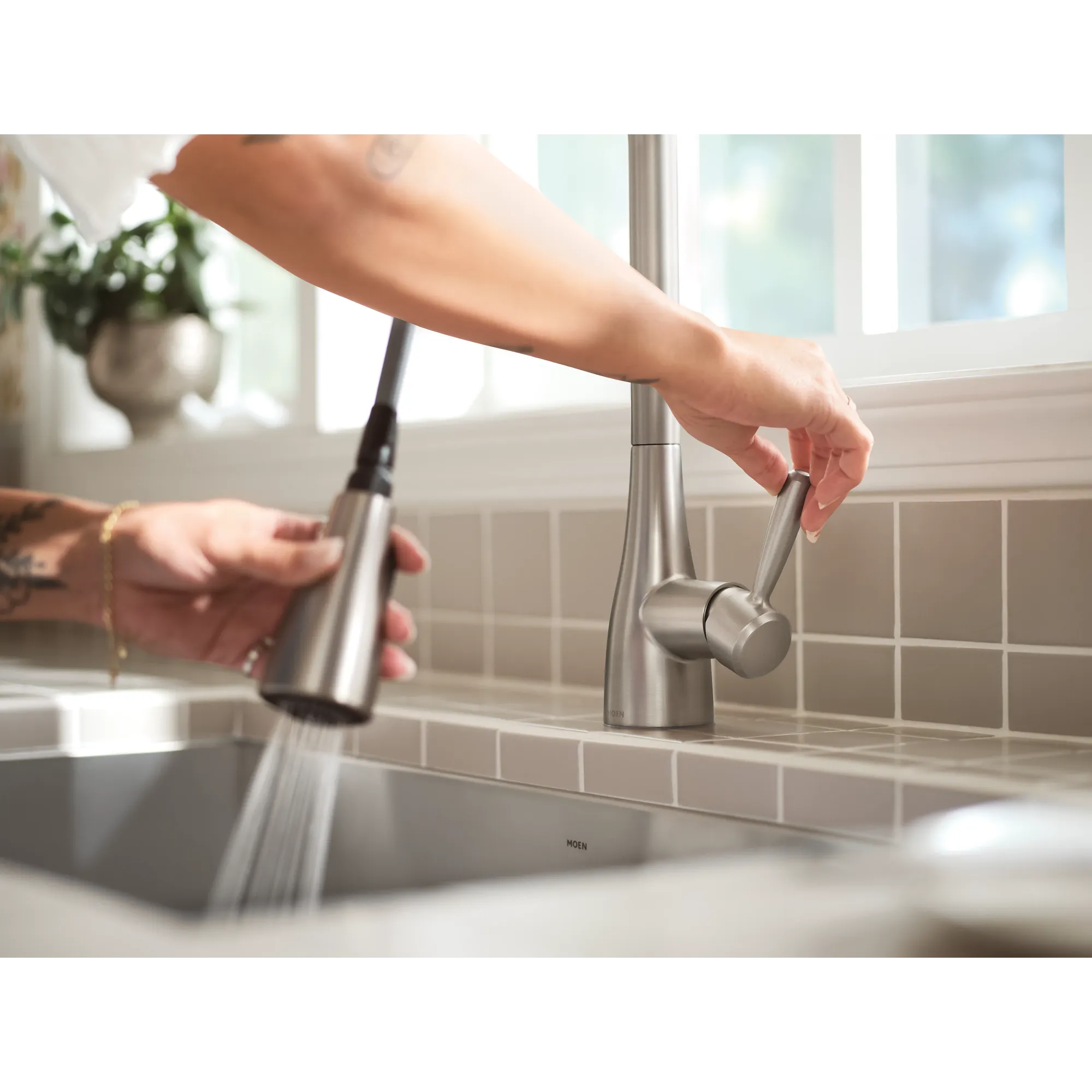Doherty Chrome kitchen faucet - Image 17