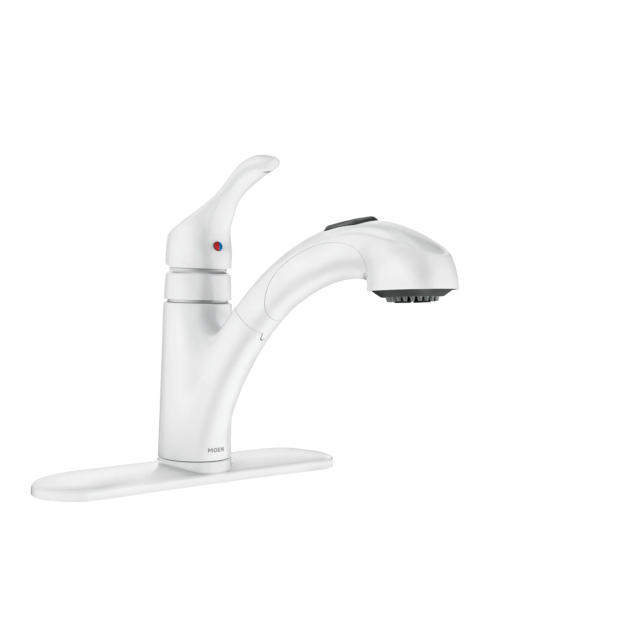 Renzo Chrome one-handle low arc pullout kitchen faucet - Image 14