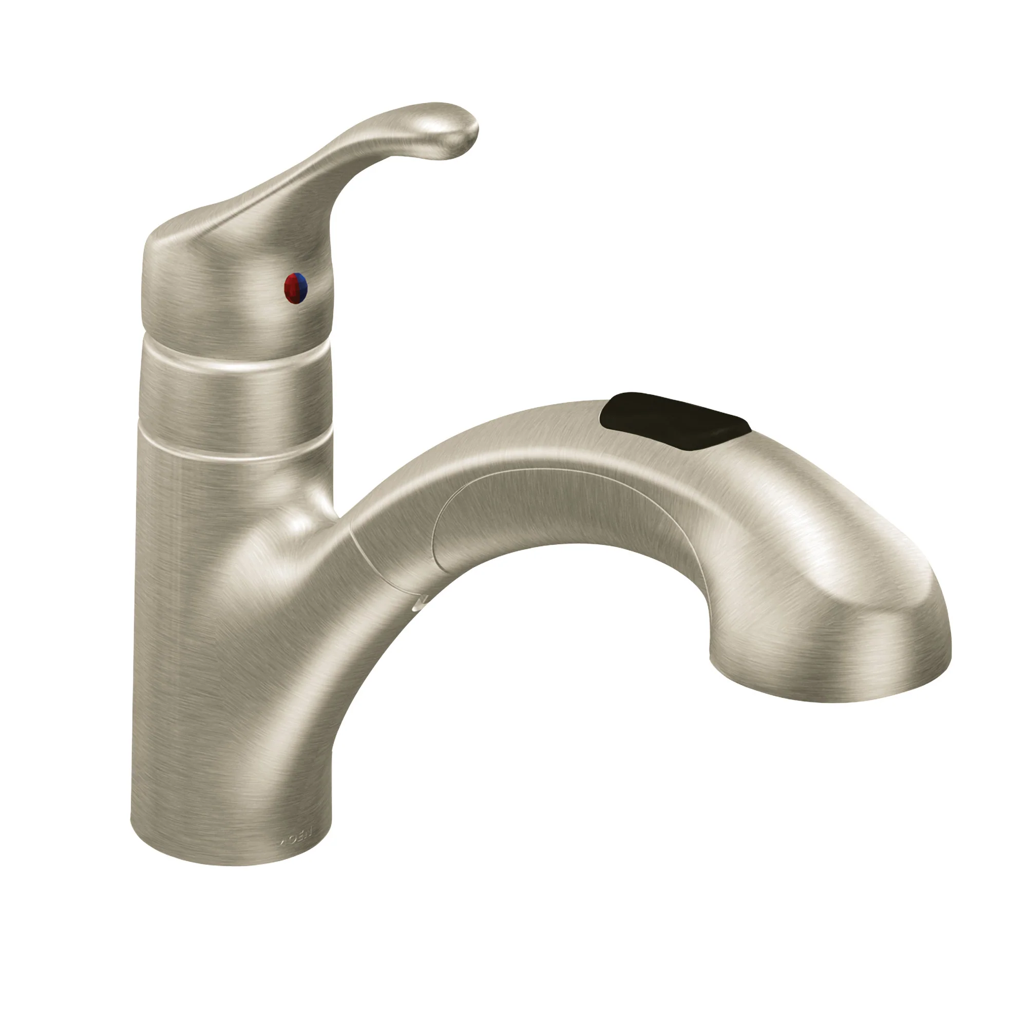 Renzo Chrome one-handle low arc pullout kitchen faucet - Image 8
