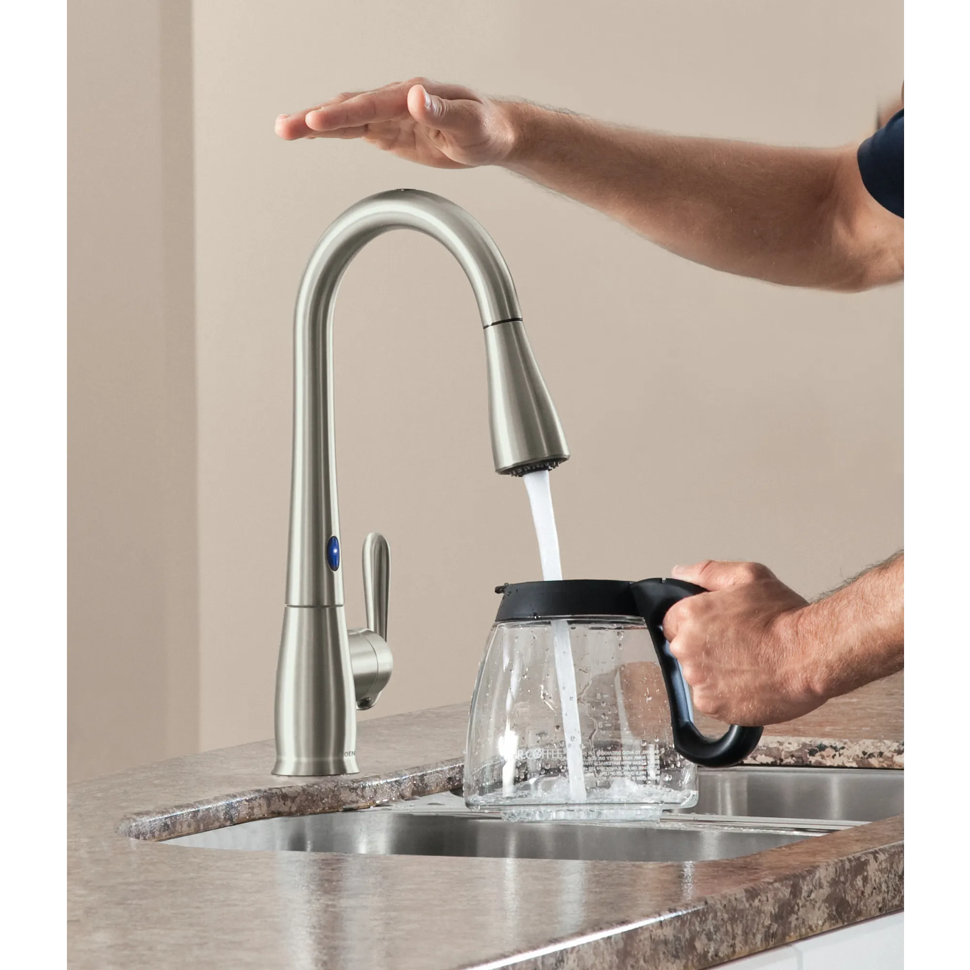 Haysfield with MotionSense Spot Resist Stainless One-Handle High Arc Pulldown Kitchen Faucet - Image 12