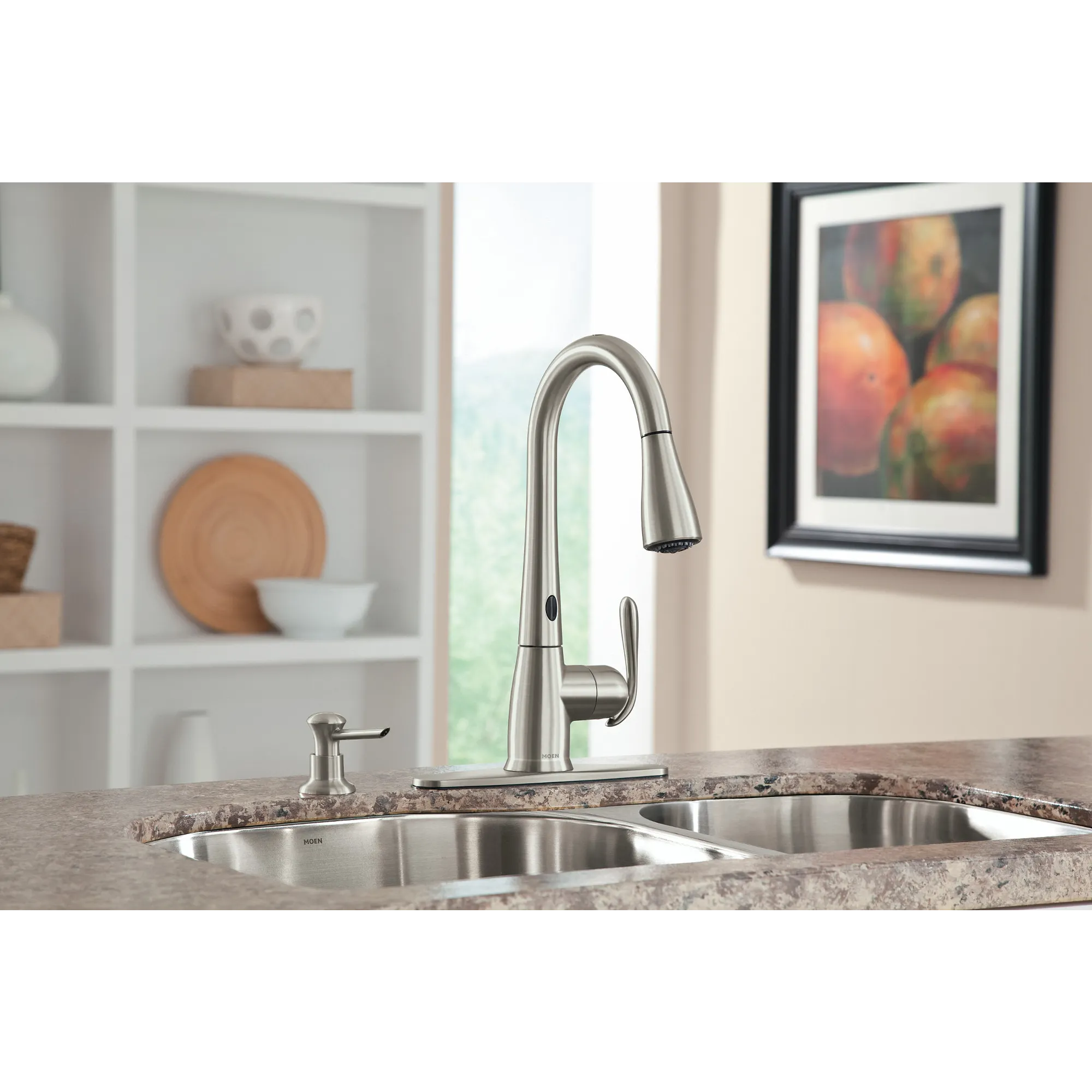 Haysfield with MotionSense Spot Resist Stainless One-Handle High Arc Pulldown Kitchen Faucet - Image 7