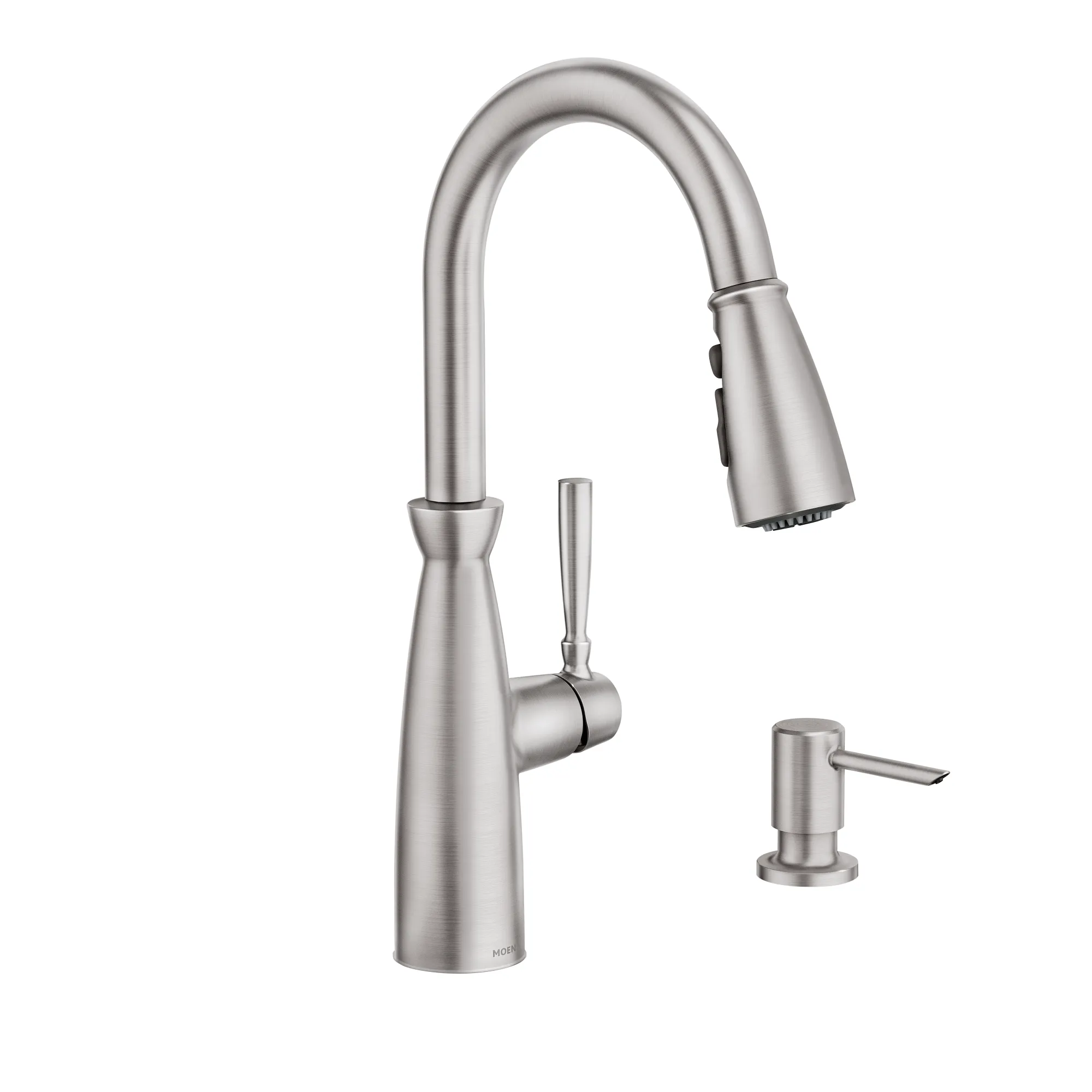Surie One-handle High Arc Pulldown Kitchen Faucet - Image 7