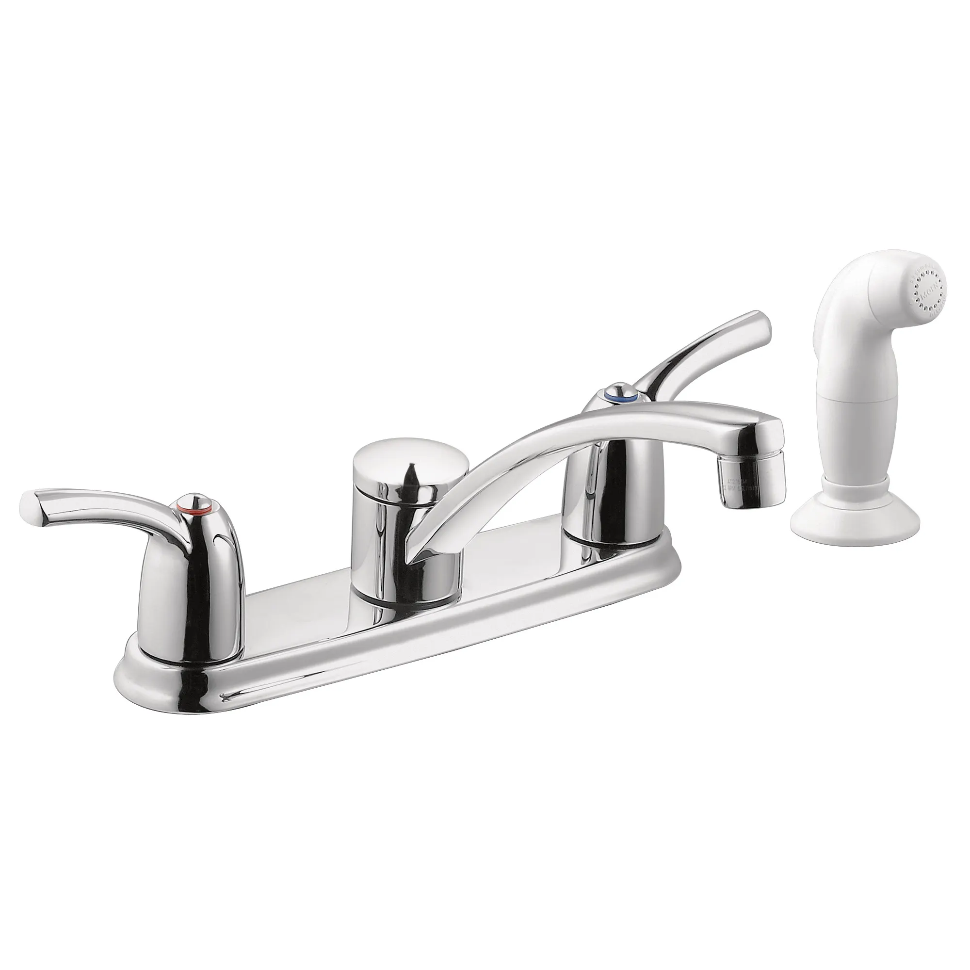 Adler Chrome two-handle low arc kitchen faucet - Image 2