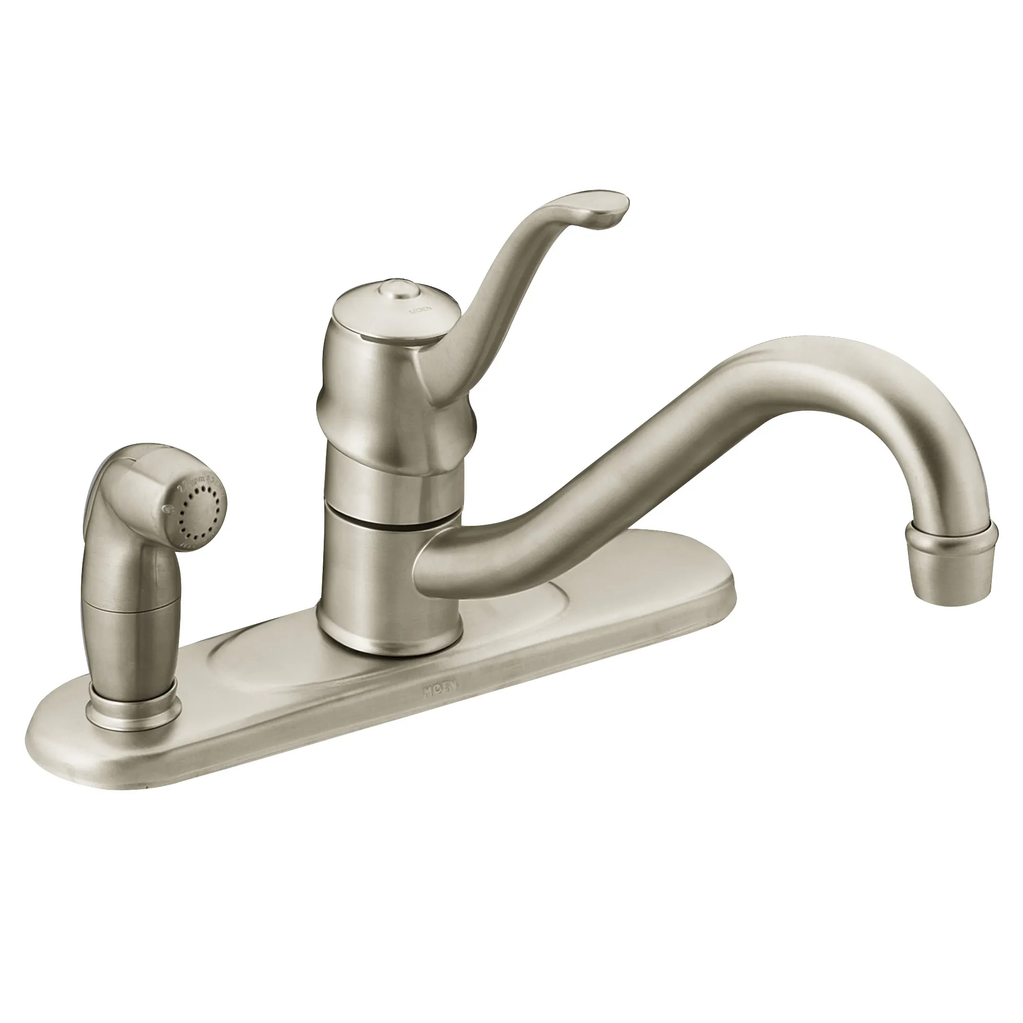 Muirfield Chrome one-handle low arc kitchen faucet - Image 2