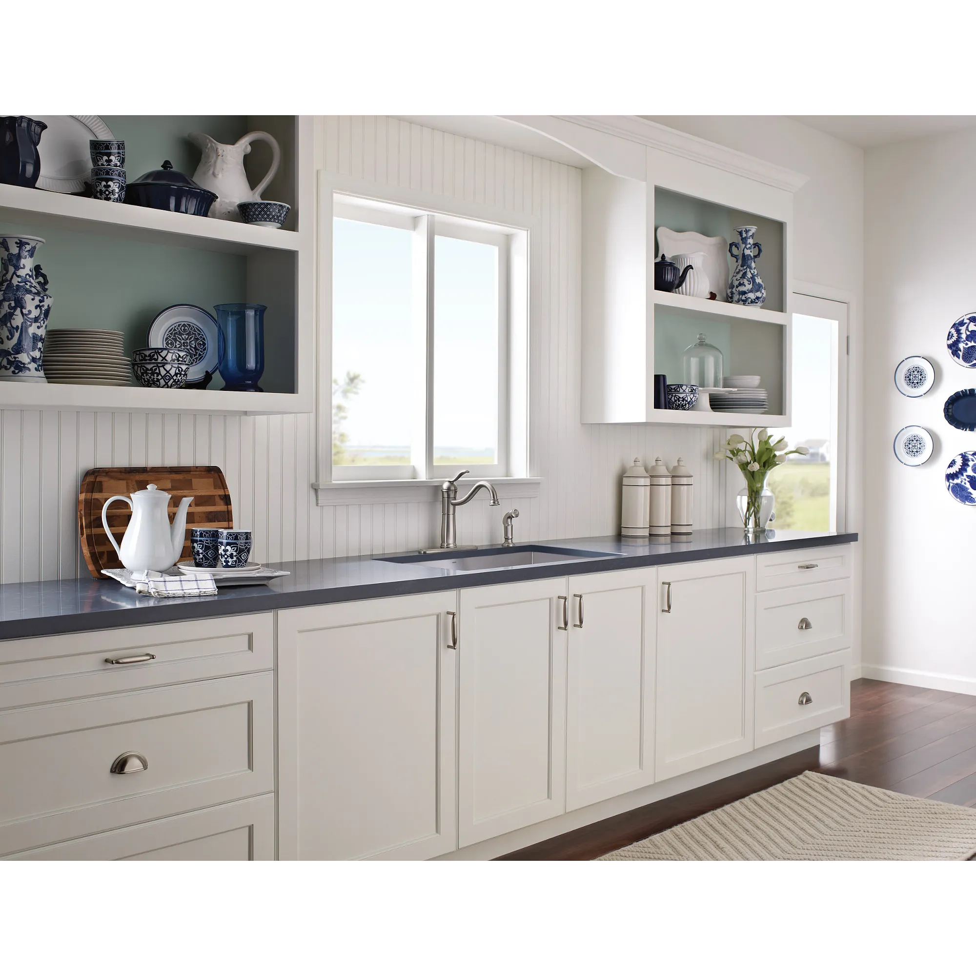 Walden Spot Resist Stainless (MB) One-Handle High Arc Kitchen Faucet - Image 3