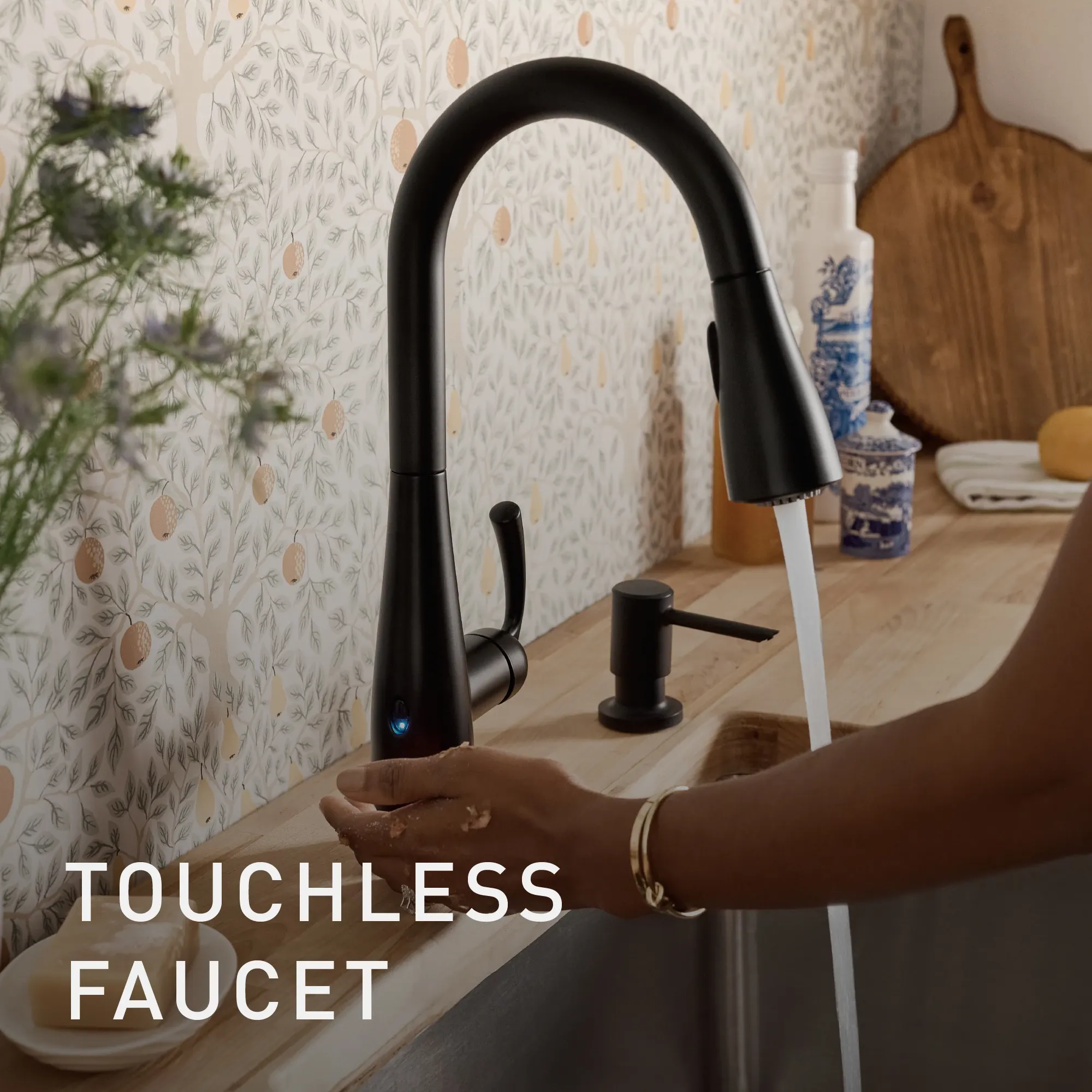 Inara MotionSense Wave One-Handle Pulldown Touchless Kitchen Faucet - Image 17