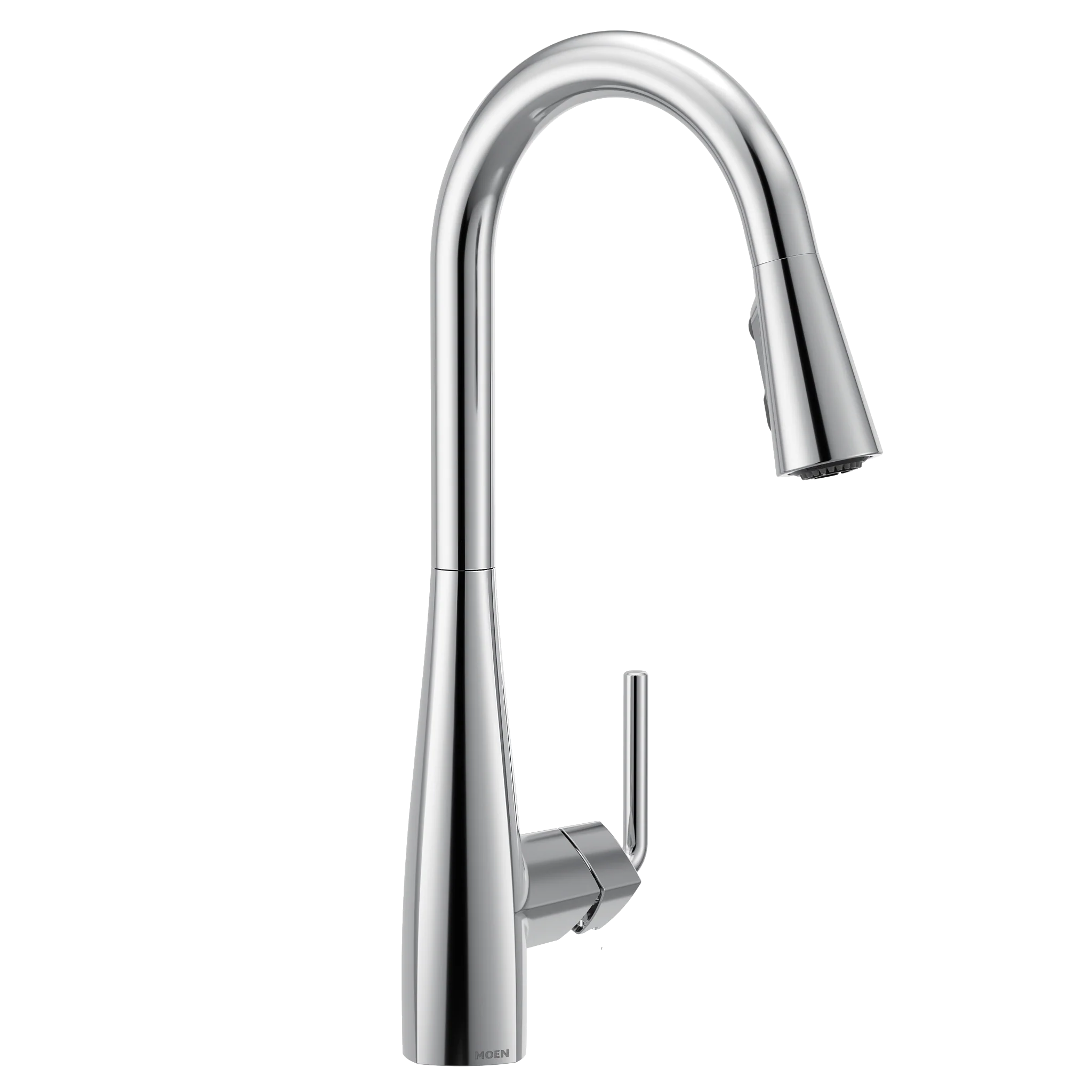 Maureen Chrome one-handle high arc pulldown kitchen faucet