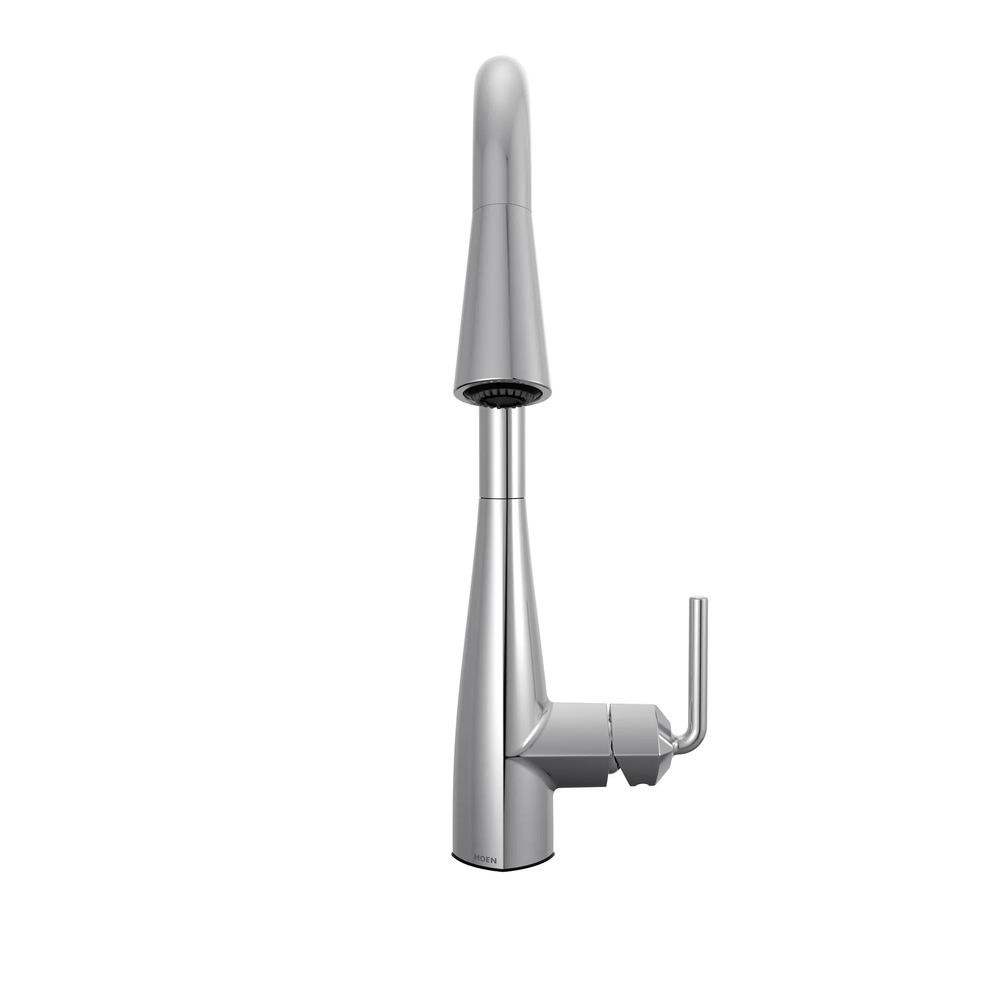 Maureen Chrome one-handle high arc pulldown kitchen faucet - Image 10
