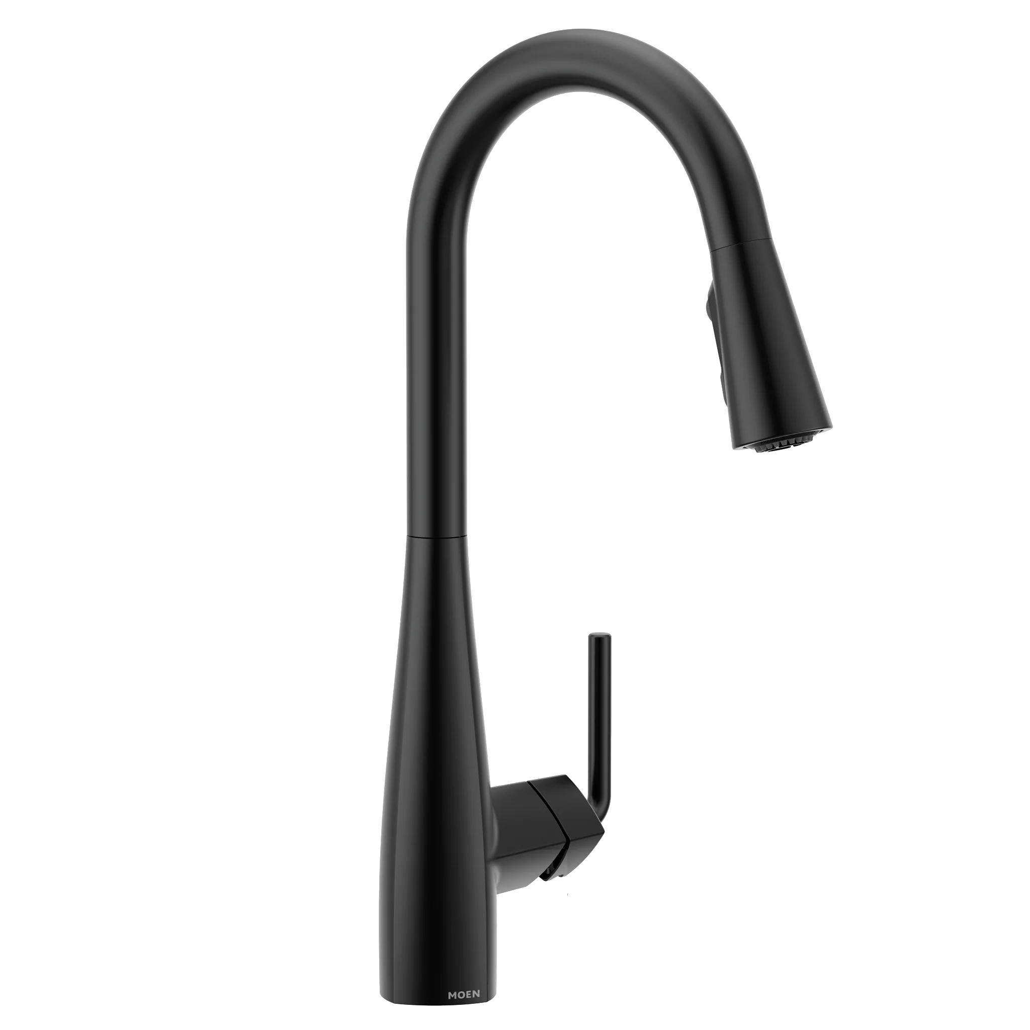 Maureen Chrome one-handle high arc pulldown kitchen faucet - Image 11