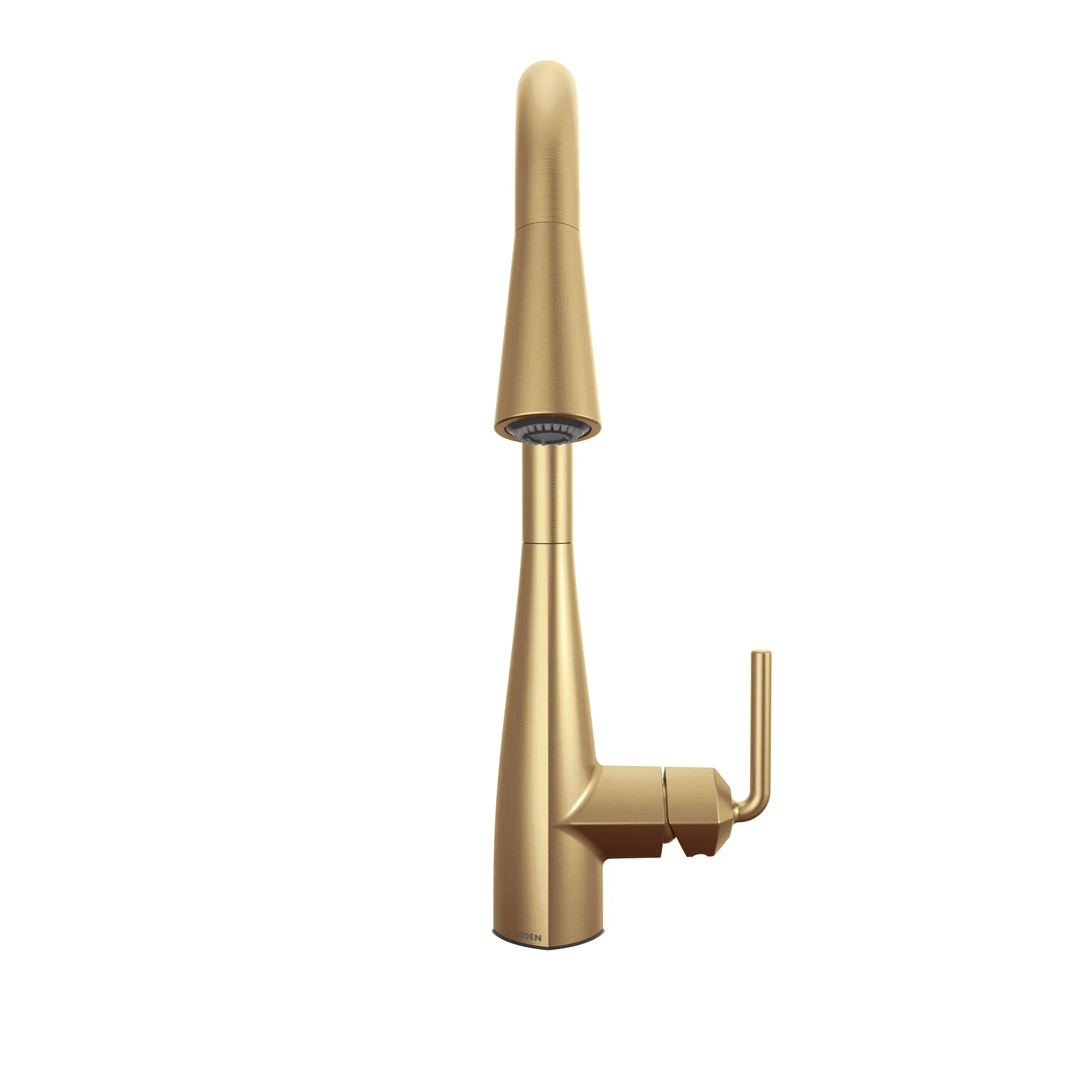 Maureen Chrome one-handle high arc pulldown kitchen faucet - Image 48