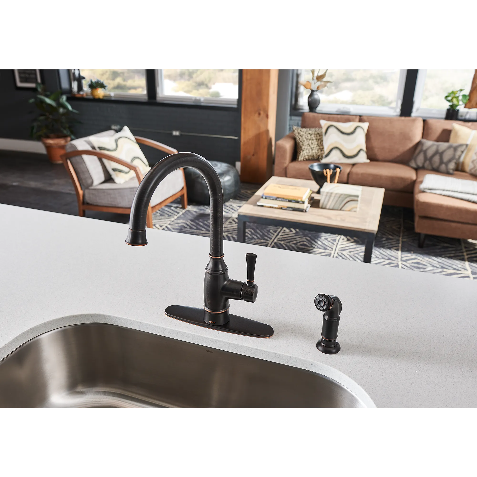 Noell One-Handle Kitchen Faucet - Image 7