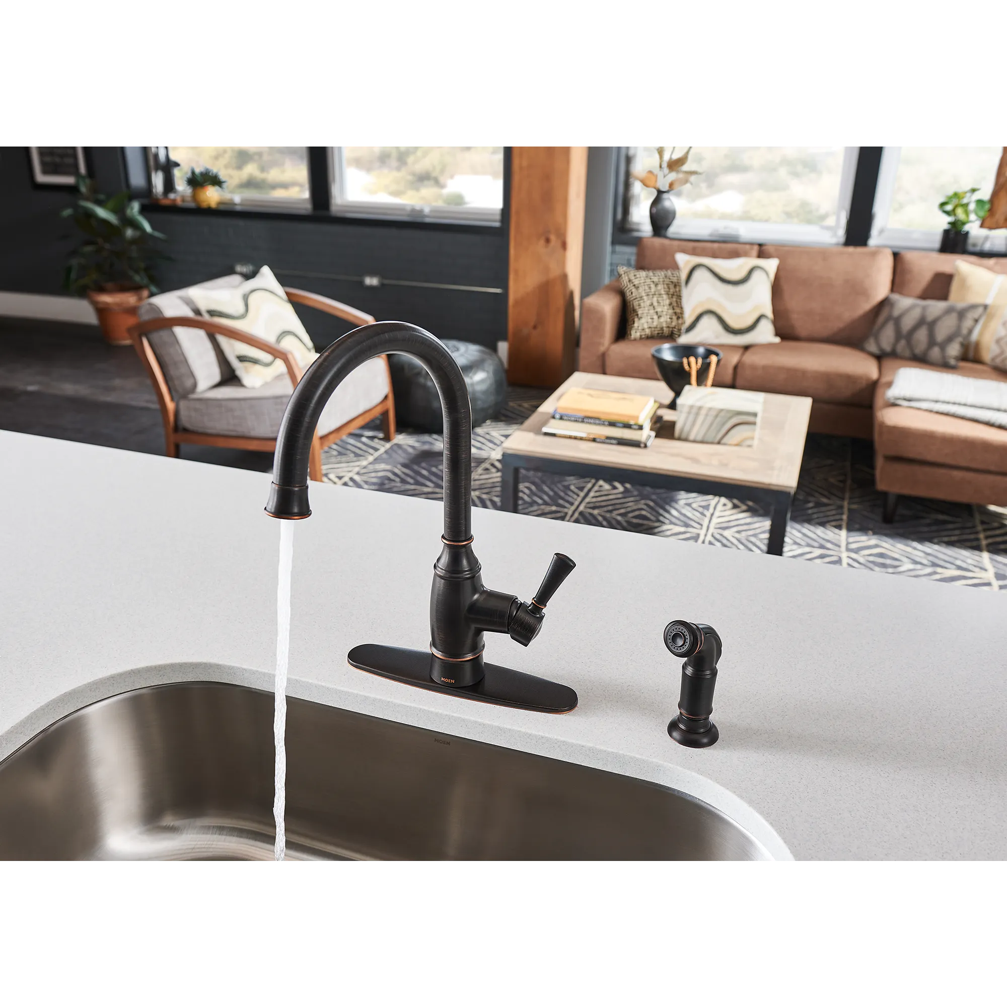 Noell One-Handle Kitchen Faucet - Image 8