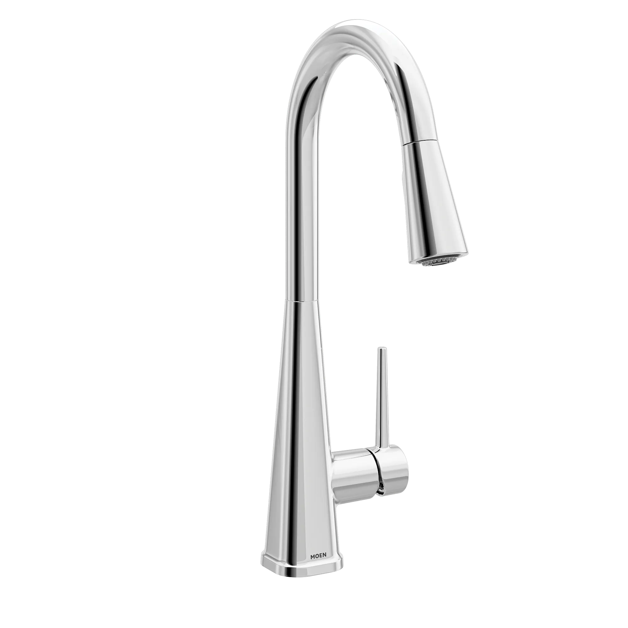 Swyre Chrome one-handle high arc pulldown kitchen faucet - Image 5