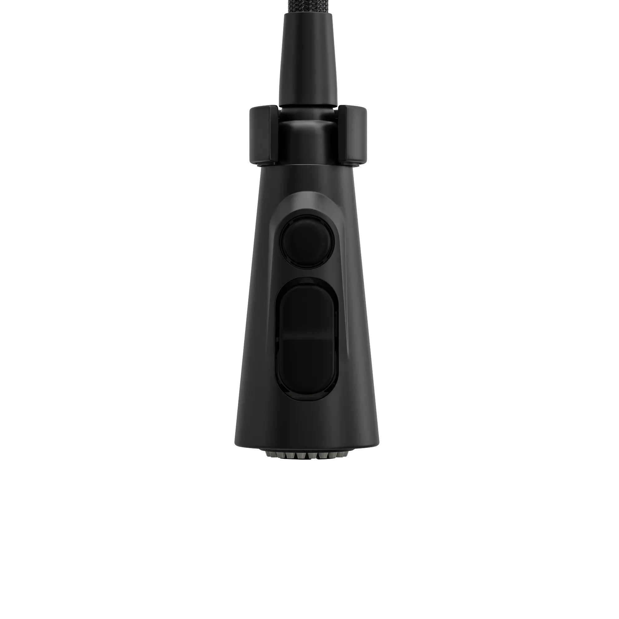 Swyre Matte black one-handle high arc pulldown kitchen faucet - Image 2