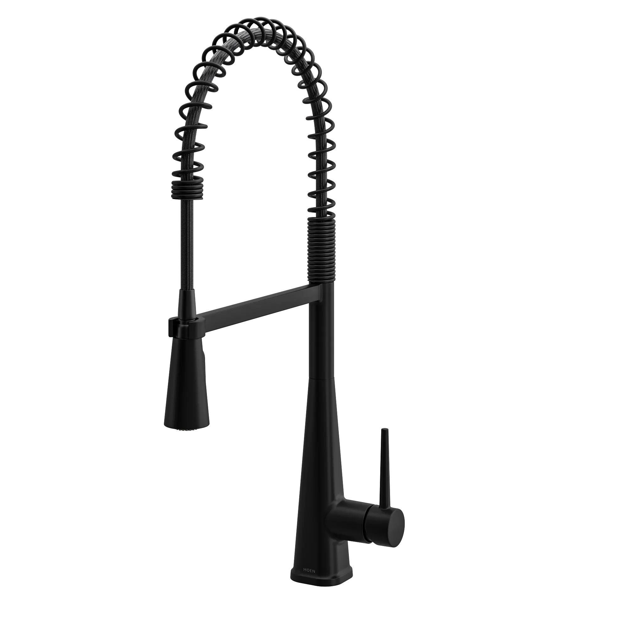 Swyre Matte black one-handle high arc pulldown kitchen faucet - Image 4