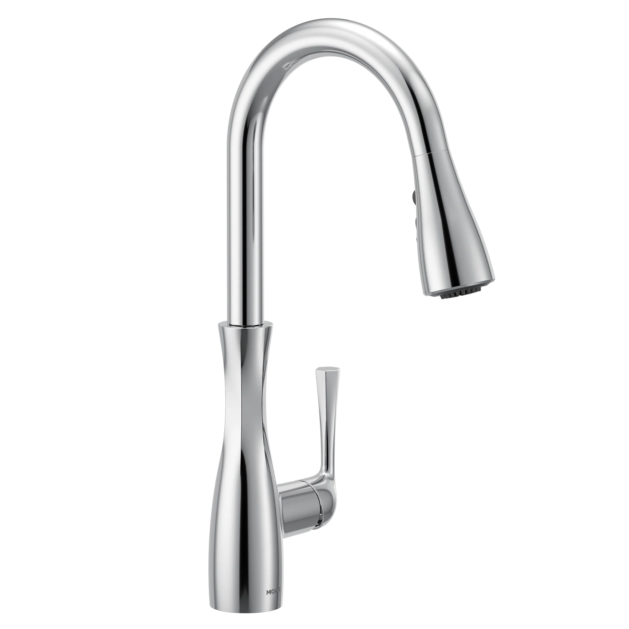 Arlia Chrome one-handle high arc pulldown kitchen faucet