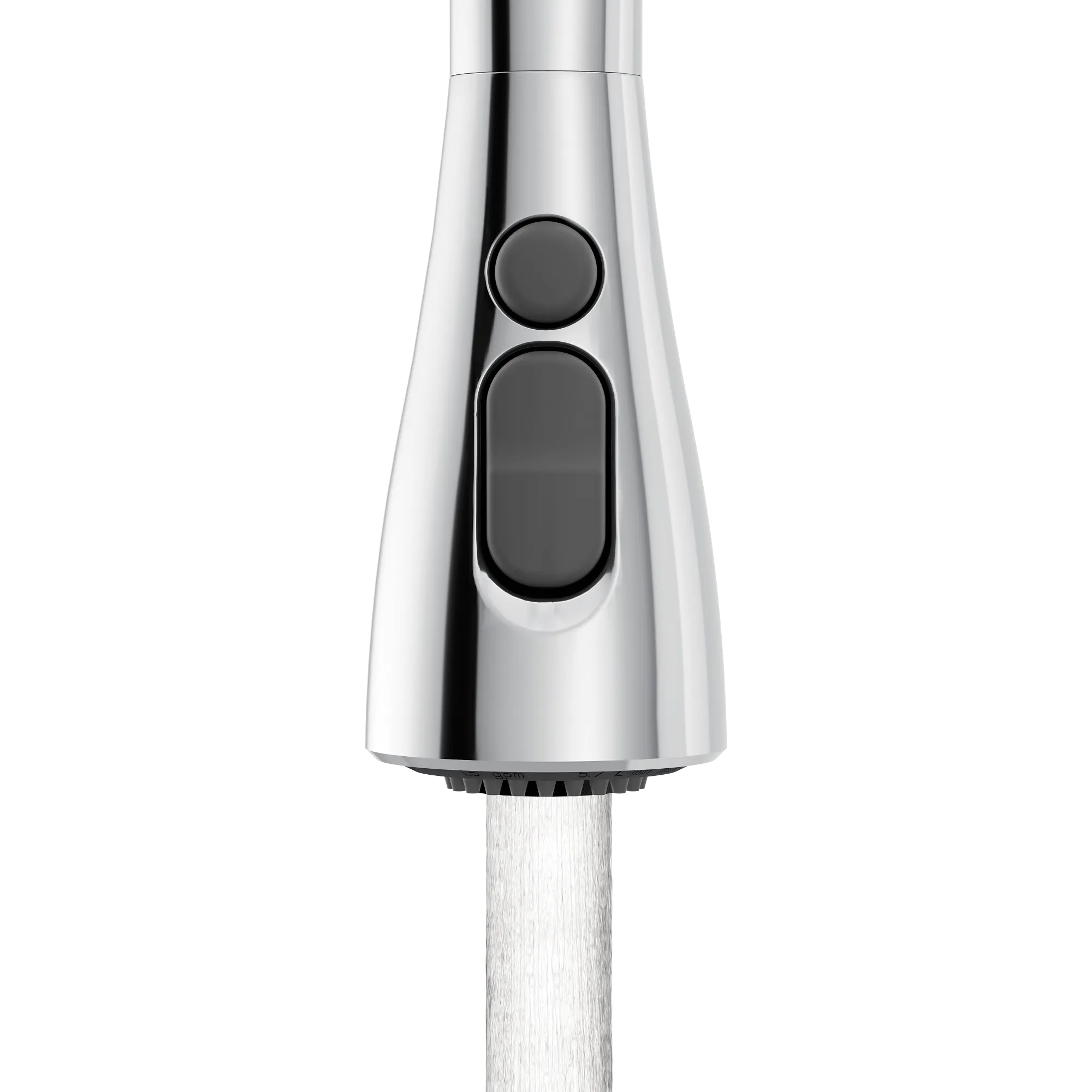 Arlia Chrome one-handle high arc pulldown kitchen faucet - Image 6