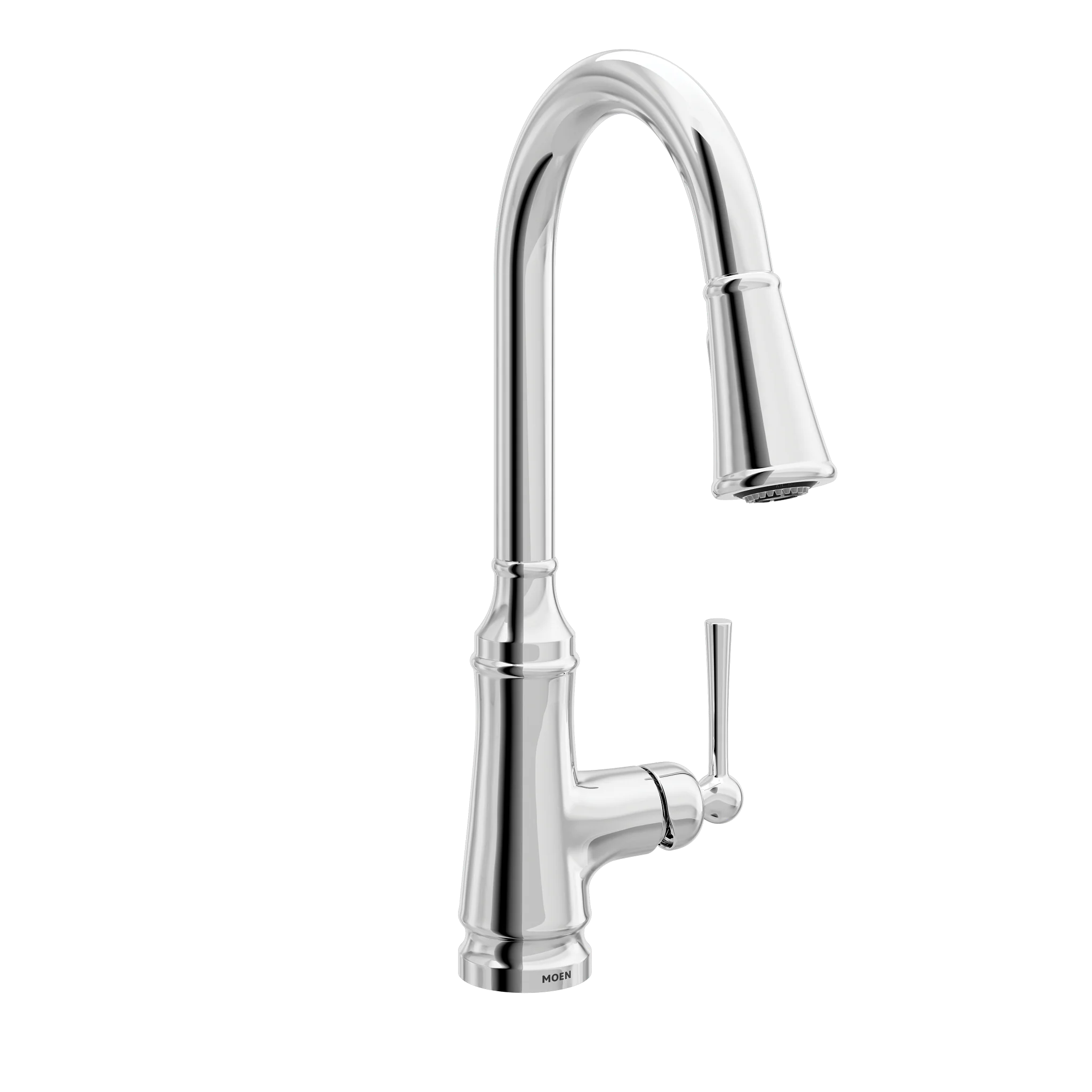 Jaslynn Chrome one-handle high arc pulldown kitchen faucet