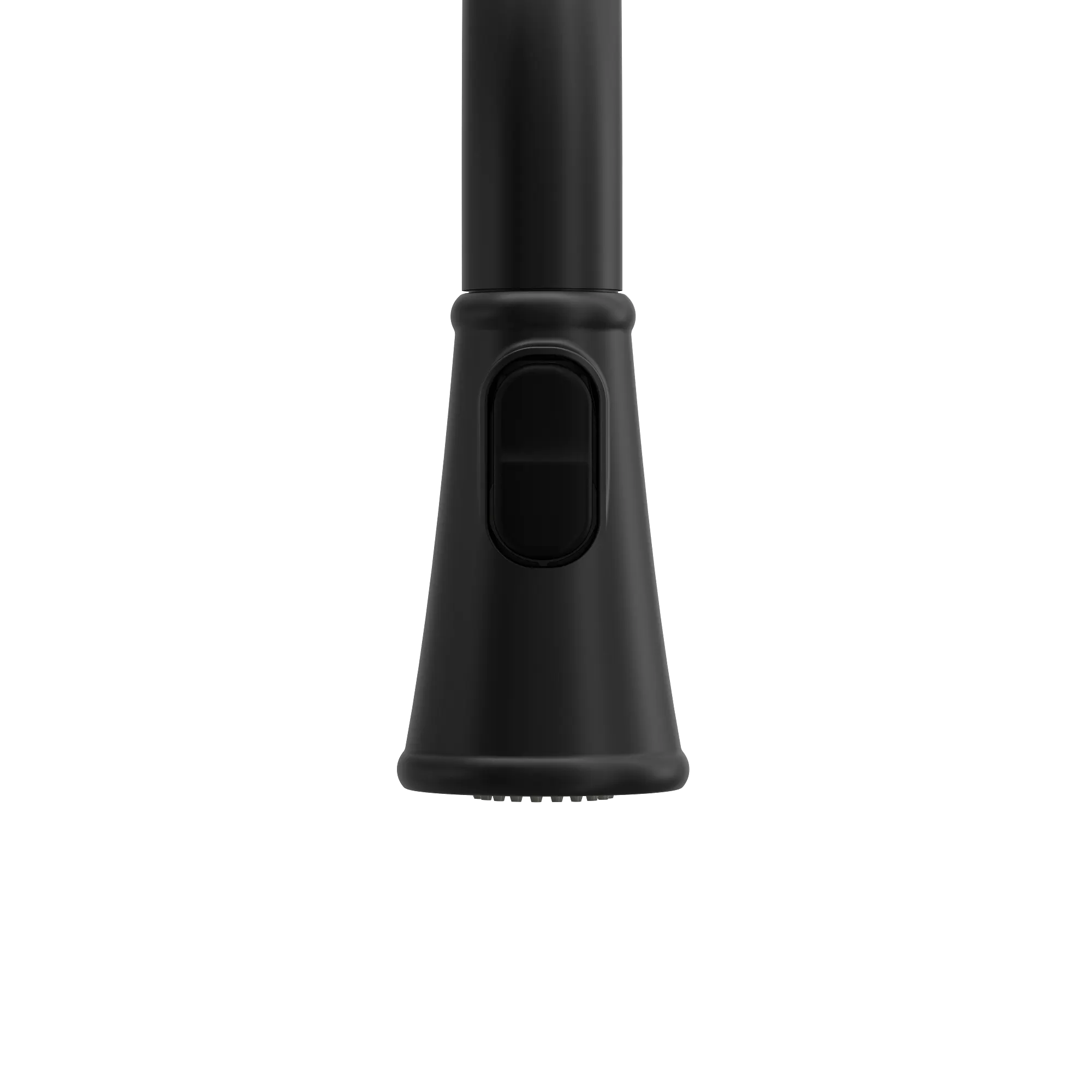 Jaslynn Matte black one-handle high arc pulldown kitchen faucet - Image 3