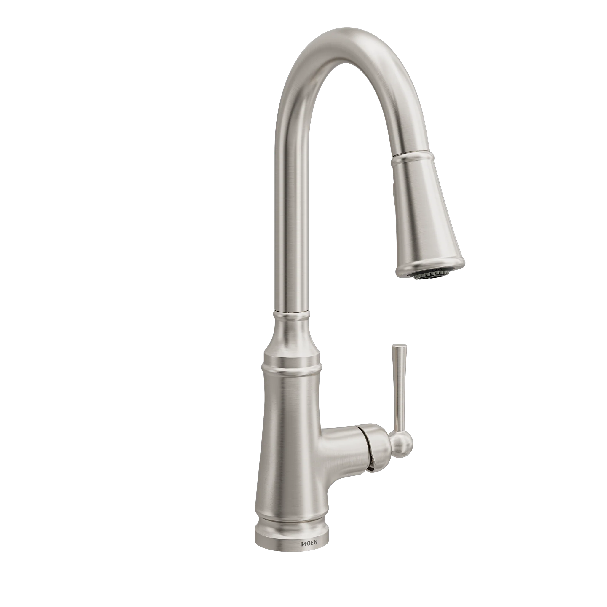 Jaslynn Spot resist stainless one-handle high arc pulldown kitchen faucet