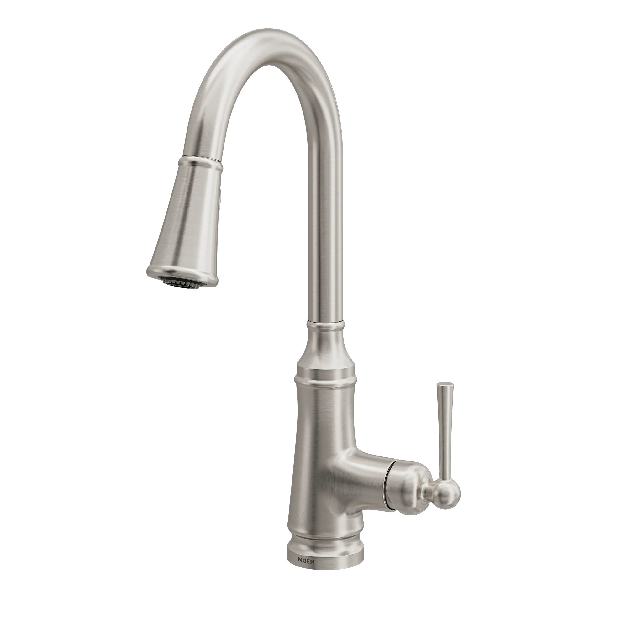 Jaslynn Spot resist stainless one-handle high arc pulldown kitchen faucet - Image 2