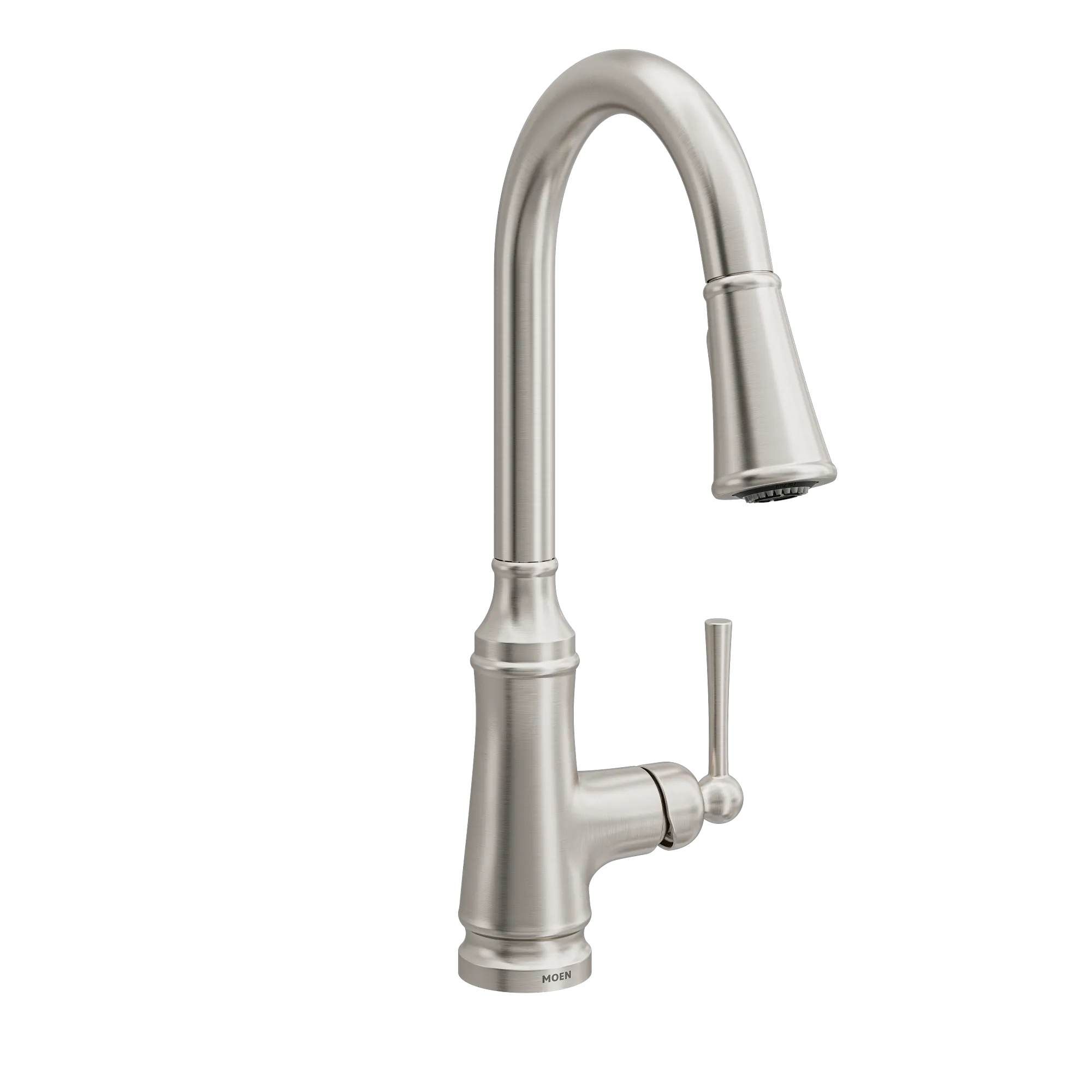 Jaslynn Spot resist stainless one-handle high arc pulldown kitchen faucet - Image 5
