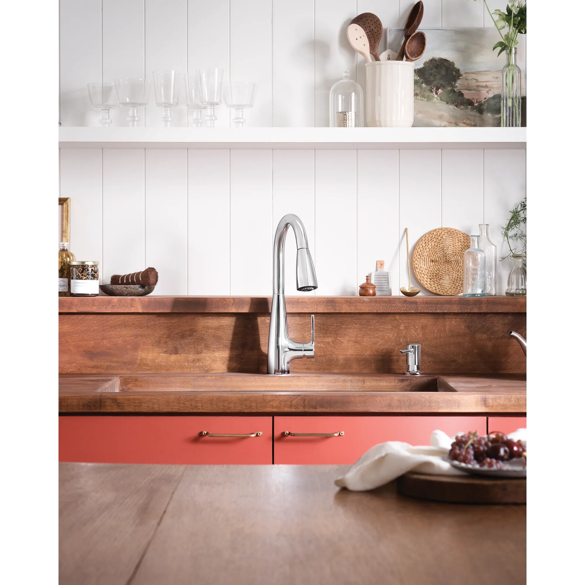 Haelyn One-Handle High Arc Pulldown Kitchen Faucet - Image 12