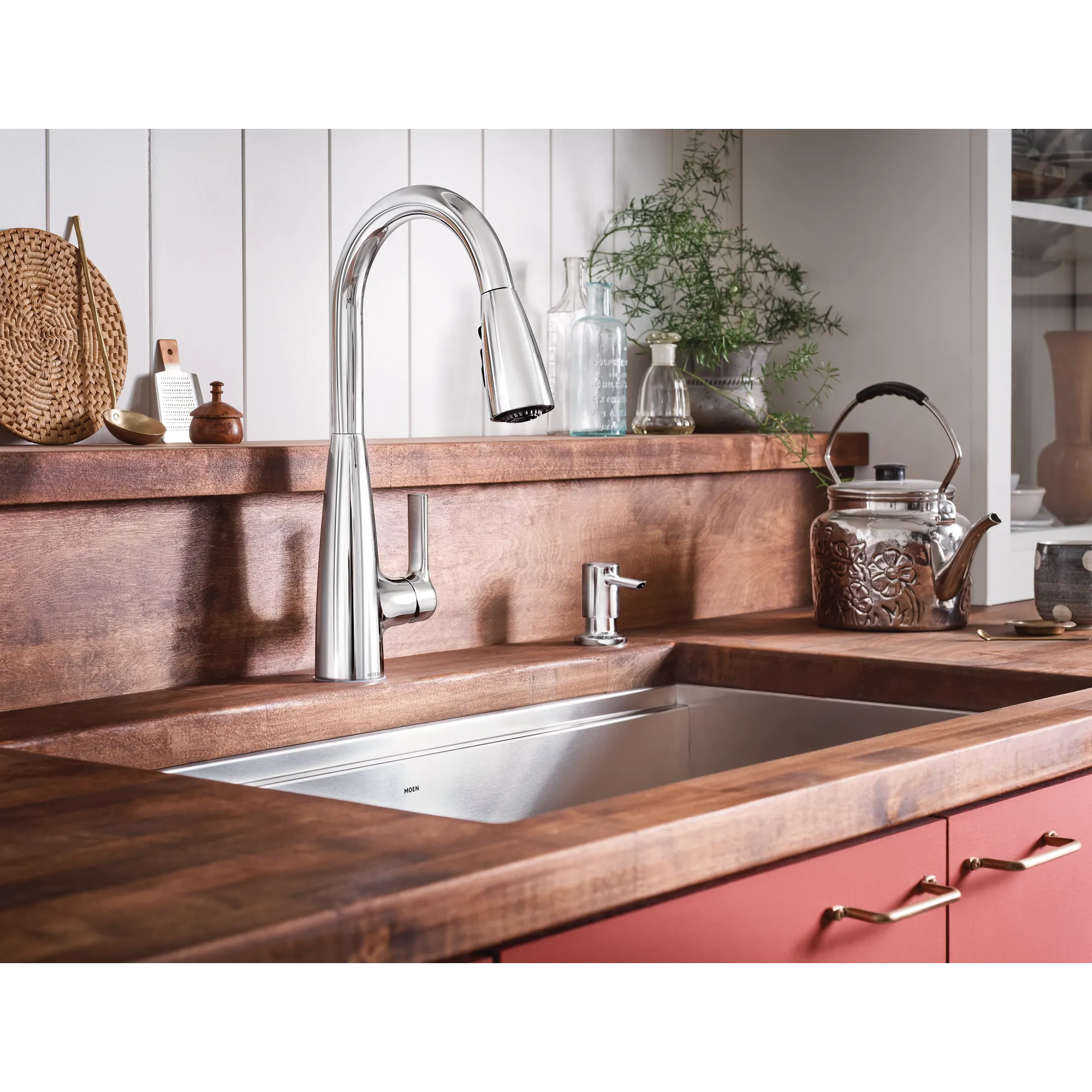 Haelyn One-Handle High Arc Pulldown Kitchen Faucet - Image 16