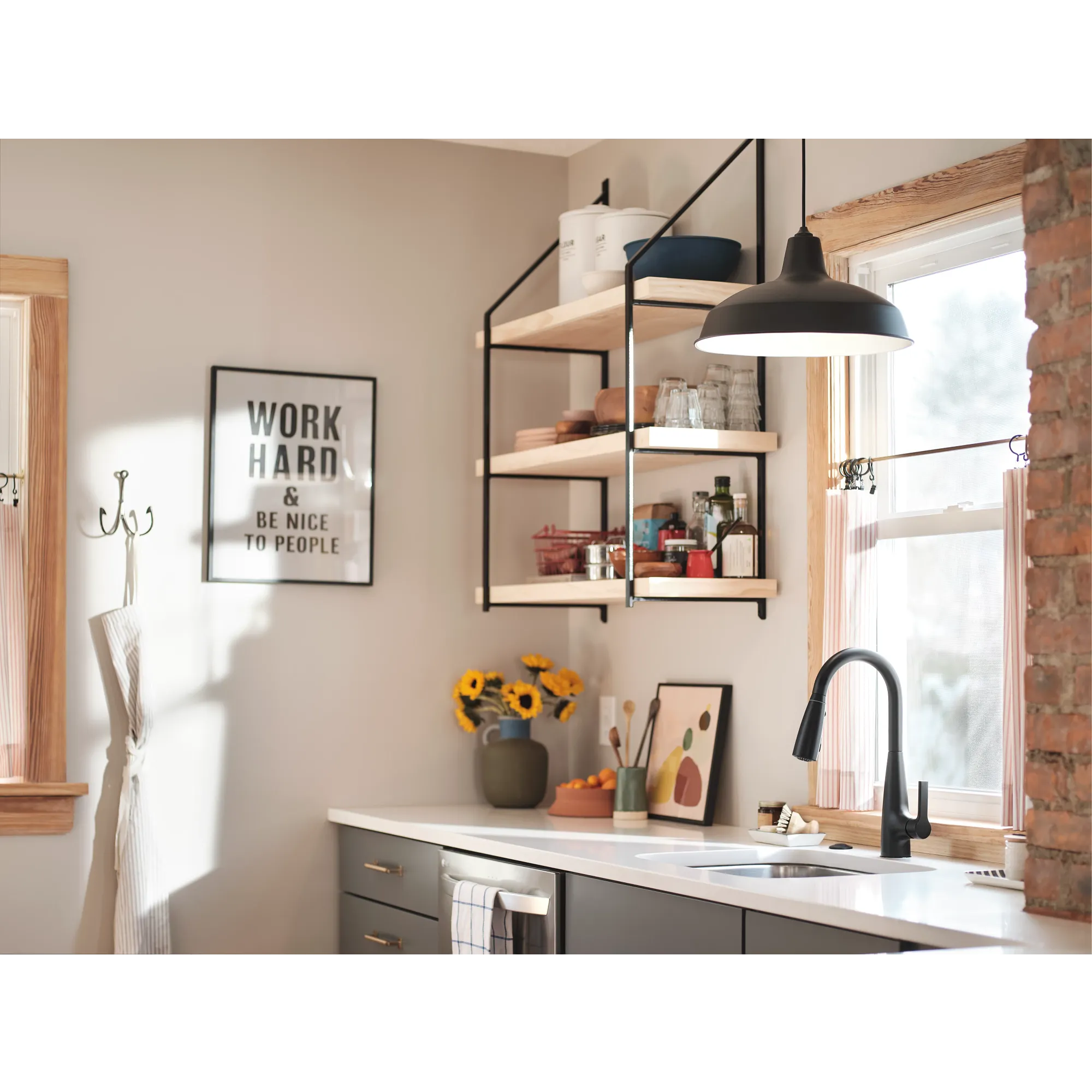 Haelyn One-Handle High Arc Pulldown Kitchen Faucet With ColorCue® - Image 2