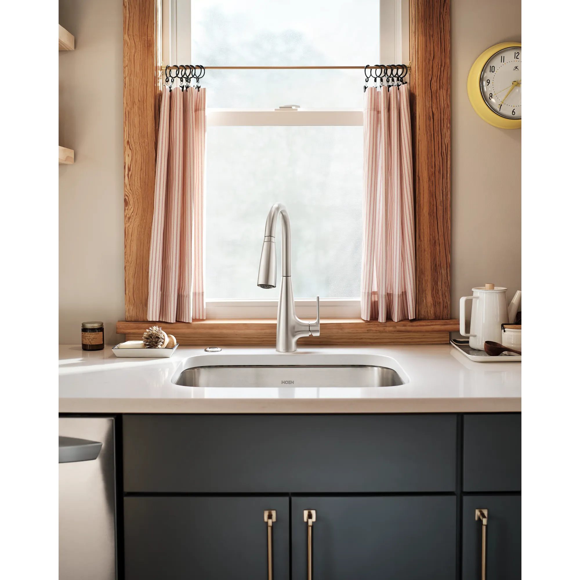 Haelyn One-Handle High Arc Pulldown Kitchen Faucet With ColorCue® - Image 21