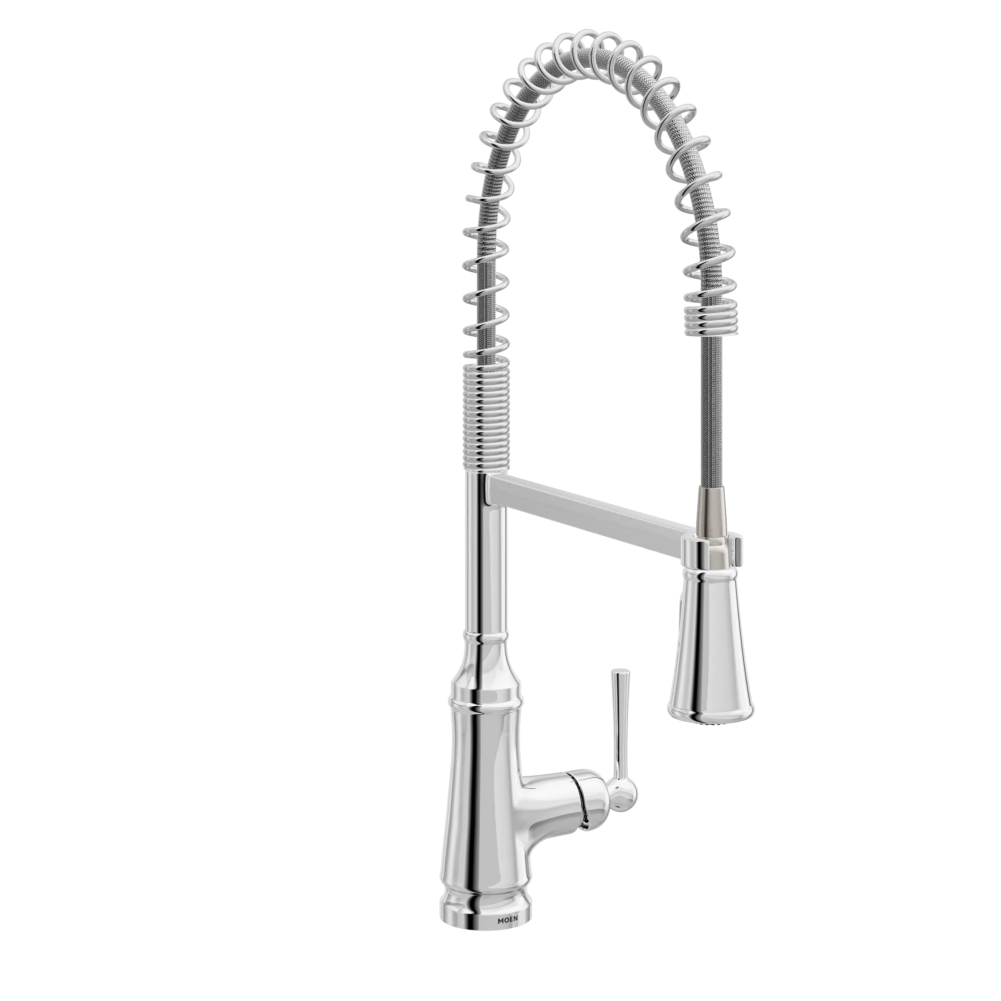 Jaslynn Chrome one-handle high arc pulldown kitchen faucet - Image 5