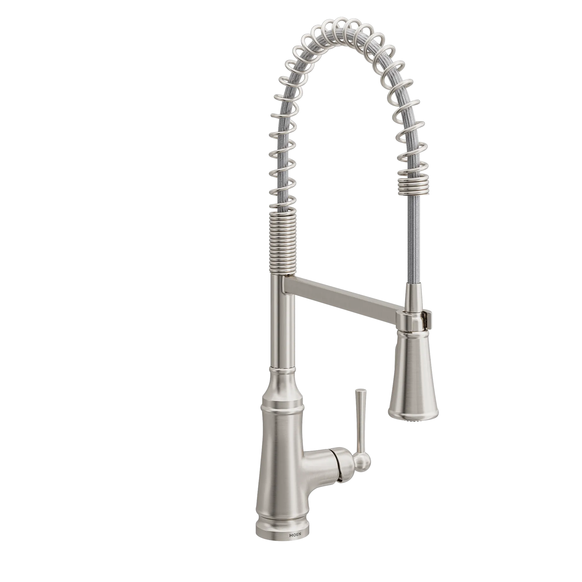 Jaslynn Spot resist stainless one-handle high arc pulldown kitchen faucet - Image 4