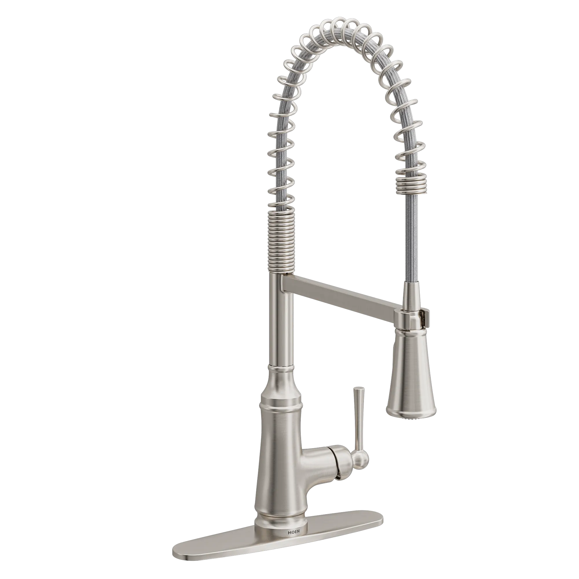 Jaslynn Spot resist stainless one-handle high arc pulldown kitchen faucet - Image 5
