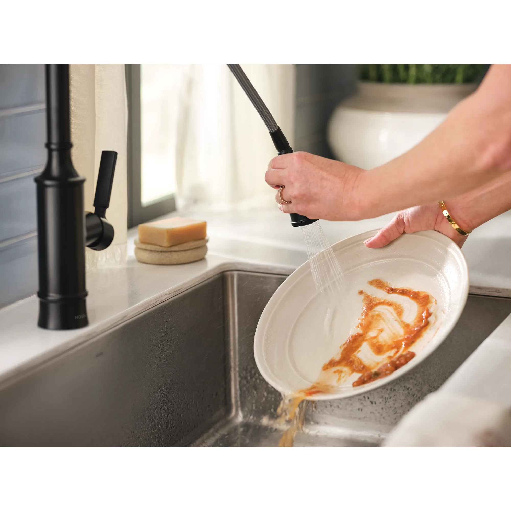 Gilden One-Handle High Arc Pulldown Kitchen Faucet - Image 18