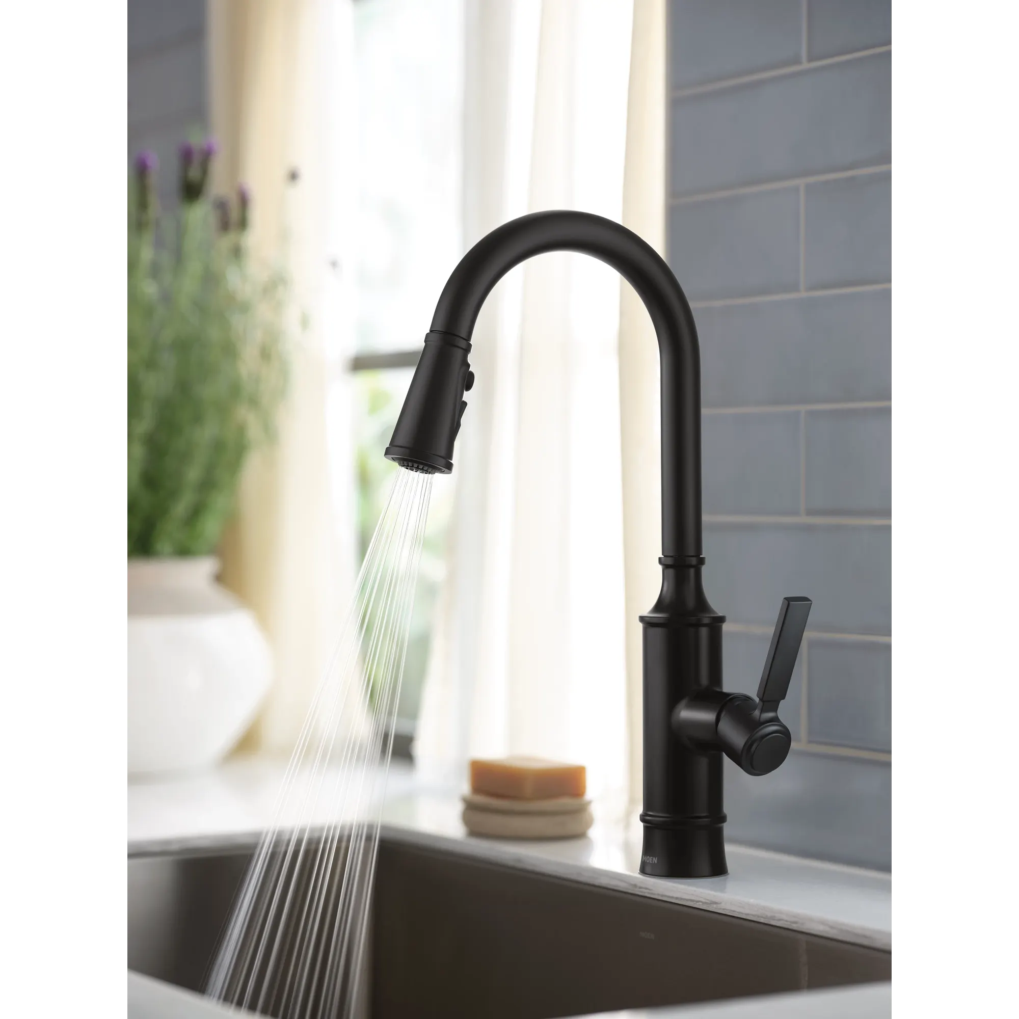 Gilden One-Handle High Arc Pulldown Kitchen Faucet - Image 21
