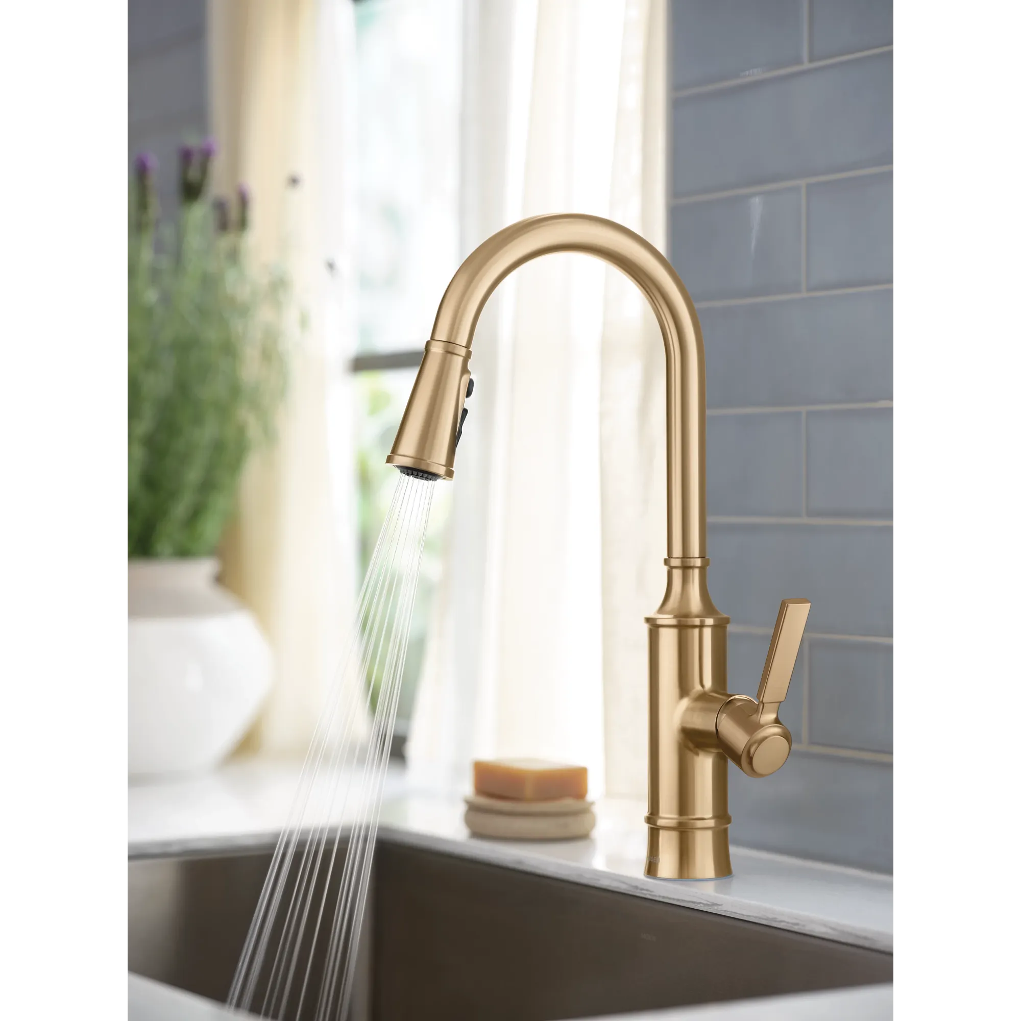 Gilden One-Handle High Arc Pulldown Kitchen Faucet - Image 42