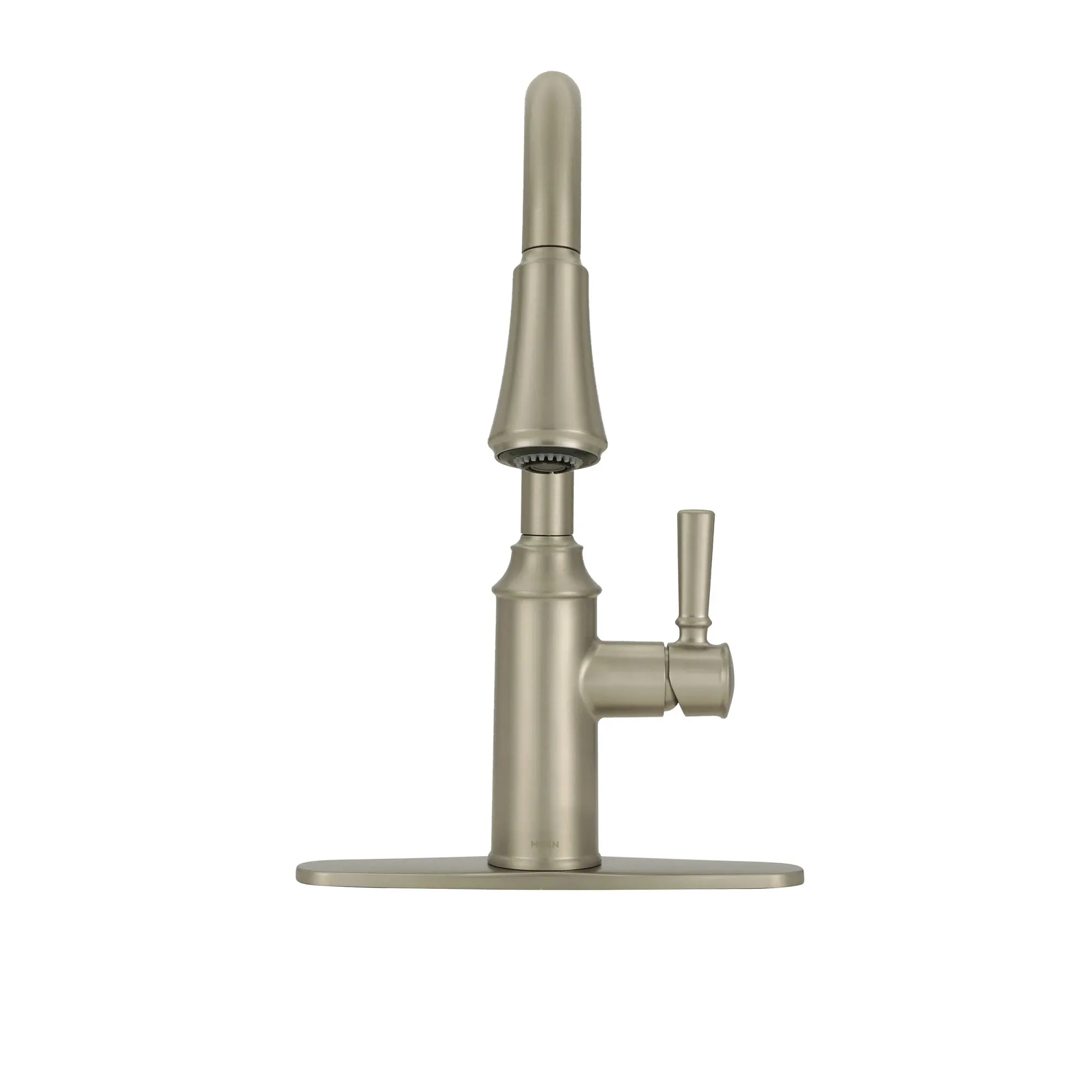 Conneaut Spot Resist Stainless One-Handle High Arc Pulldown Kitchen Faucet - Image 9