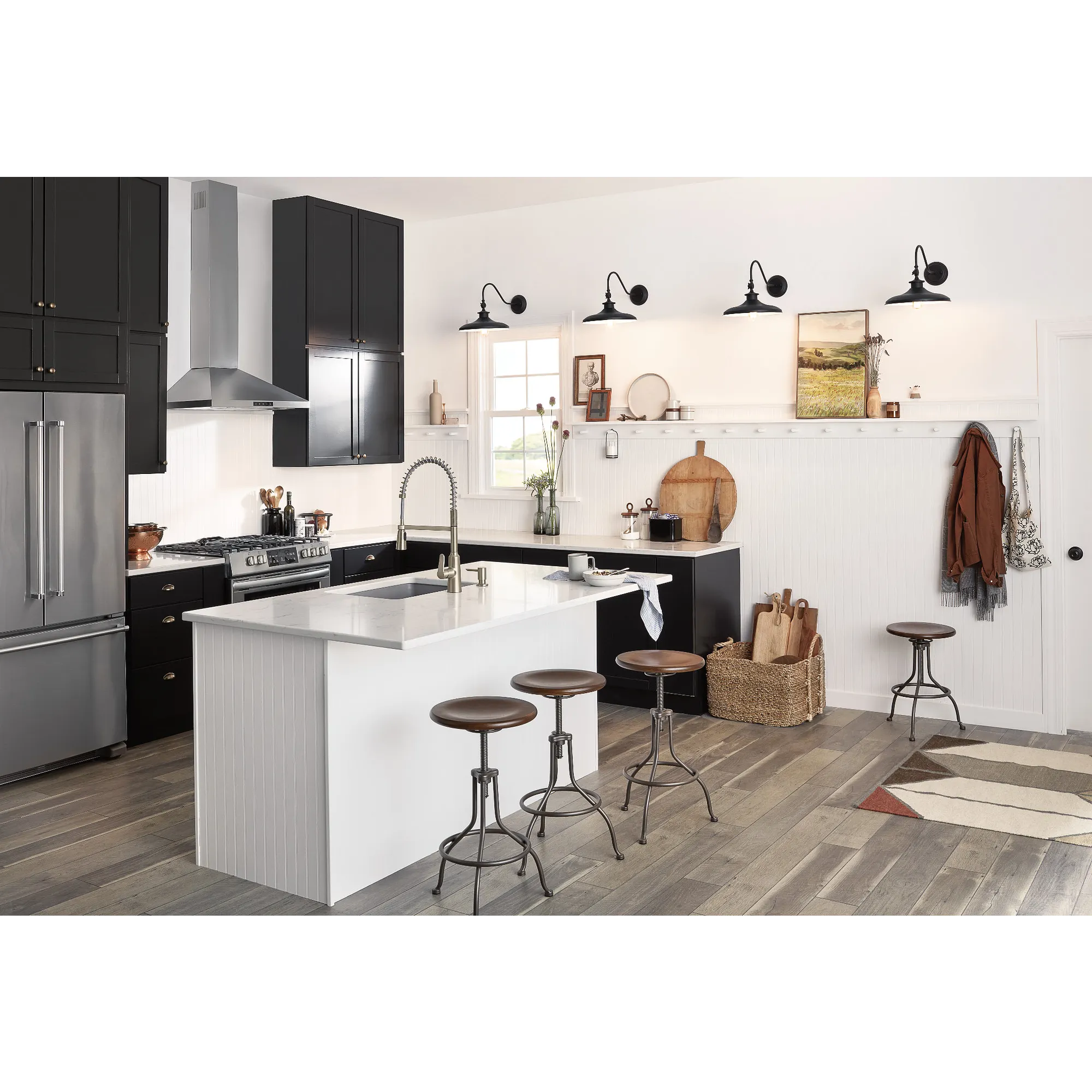 Edwyn One-Handle Pre-Rinse Spring Pulldown Kitchen Faucet - Image 26