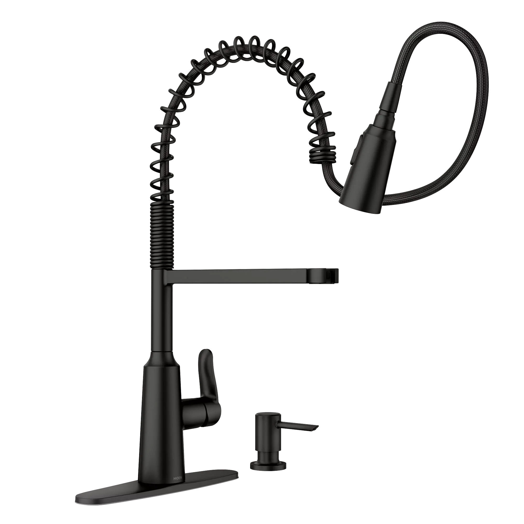 Edwyn One-Handle Pre-Rinse Spring Pulldown Kitchen Faucet - Image 8