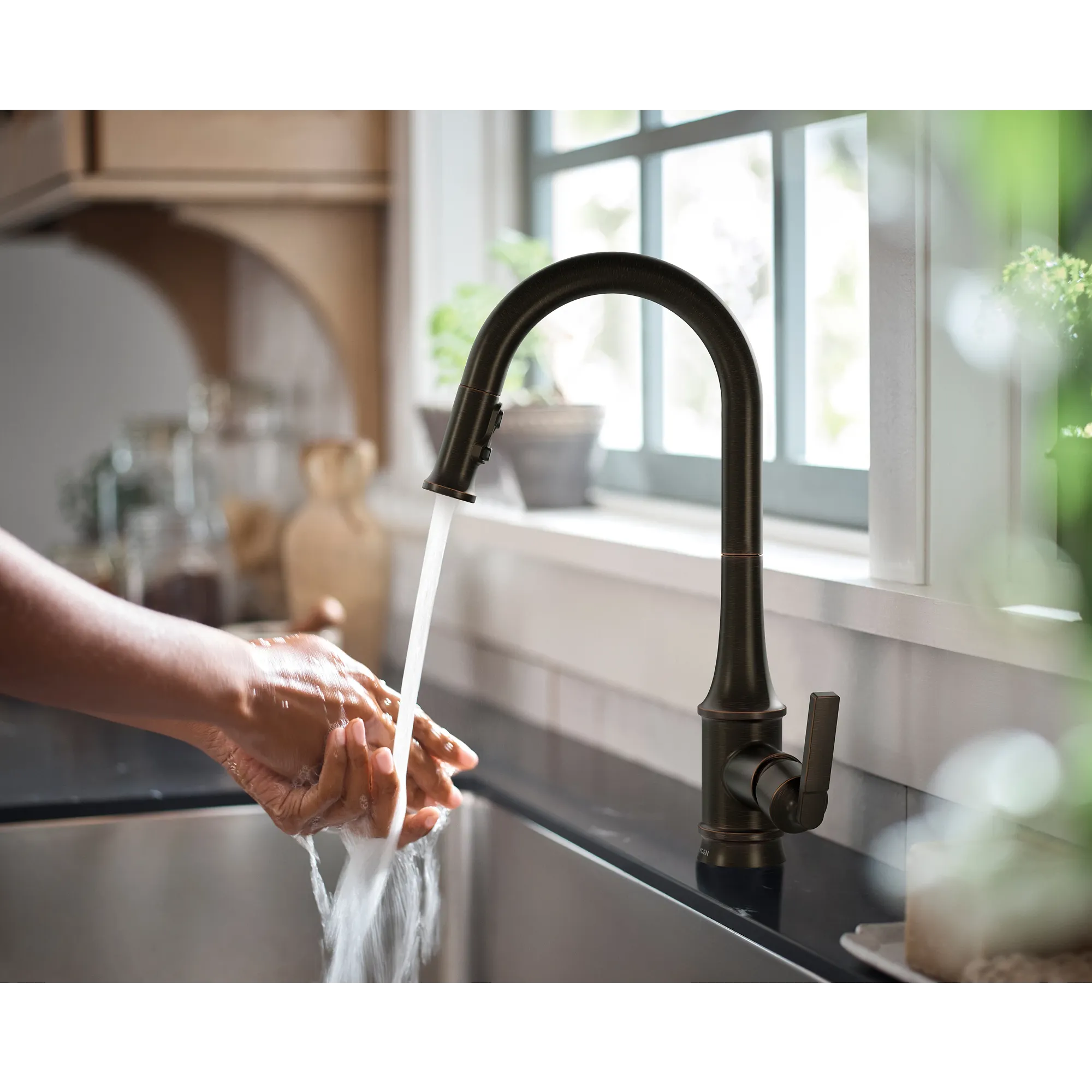 Judith One-Handle High Arc Pulldown Kitchen Faucet - Image 22