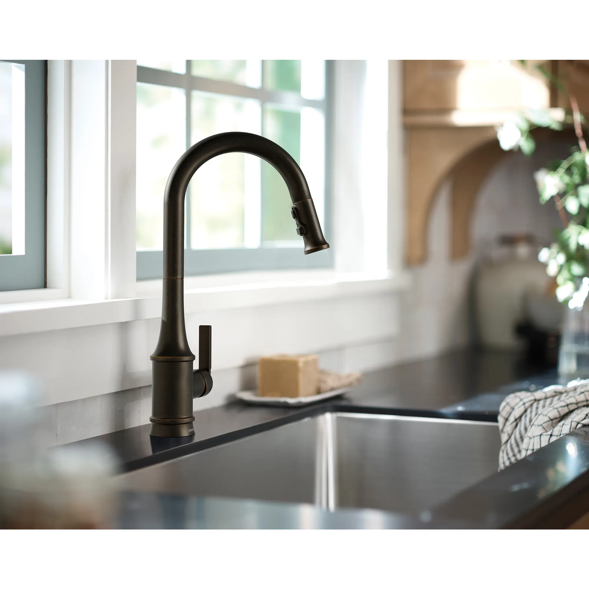 Judith One-Handle High Arc Pulldown Kitchen Faucet - Image 23