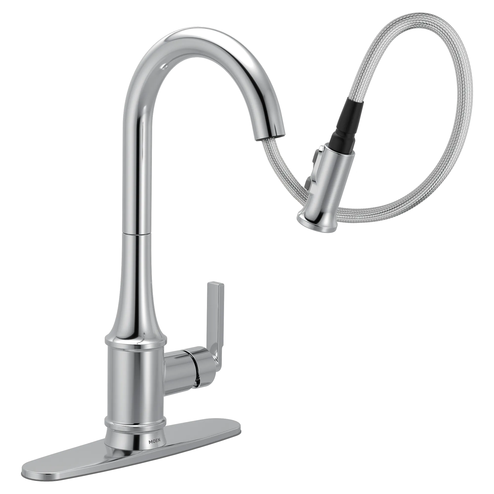 Judith One-Handle High Arc Pulldown Kitchen Faucet - Image 6